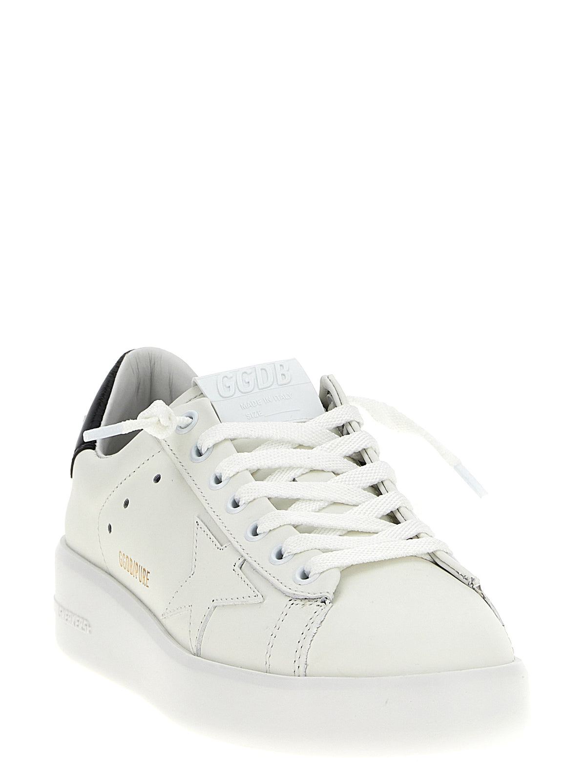 Golden Goose Black Cowhide Low Top Sneakers - Timeless Luxury