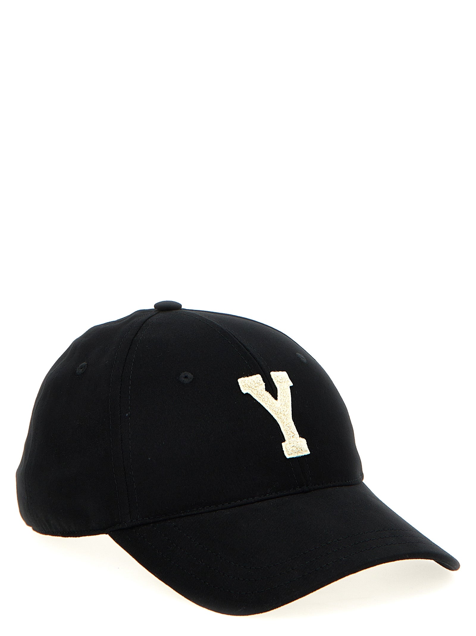 Saint Laurent Black Cotton Cap - Timeless Luxury Accessory