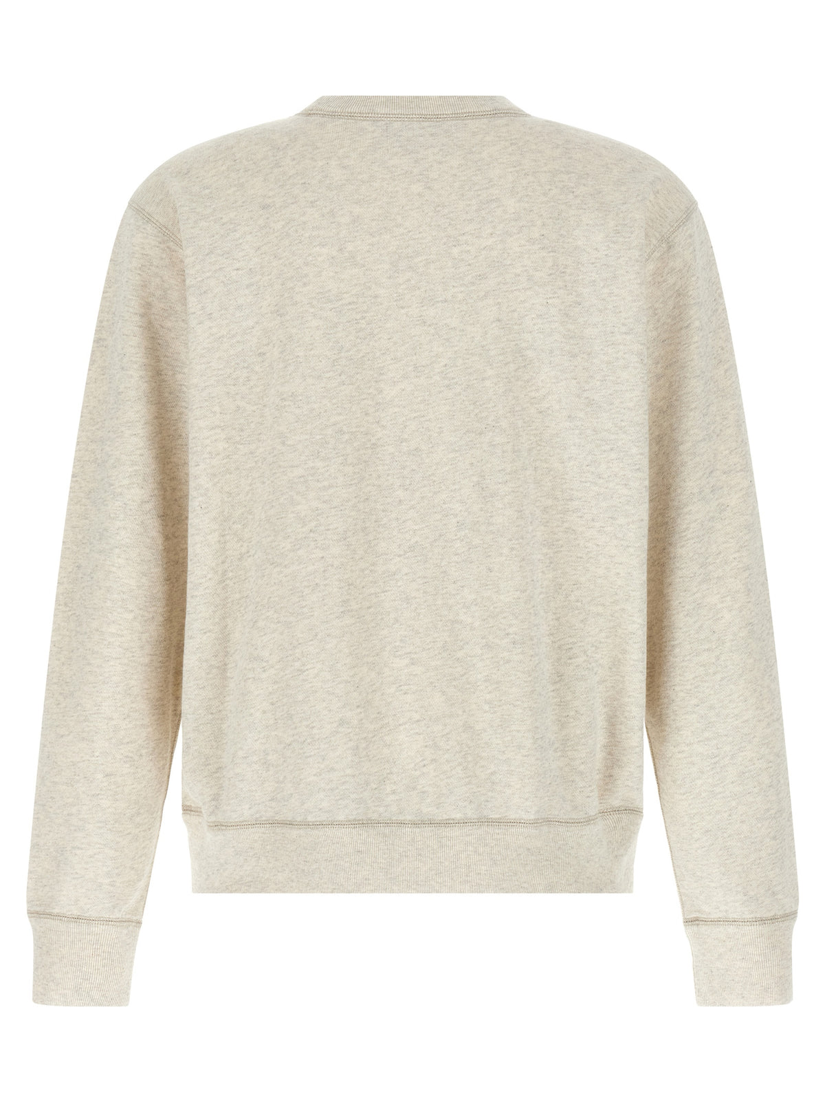 Elevate your style with the Isabel Marant Gray Cotton Sweatshirt, crafted from a luxurious blend of cotton and polyester, embodying sophistication and comfort for the discerning individual.
