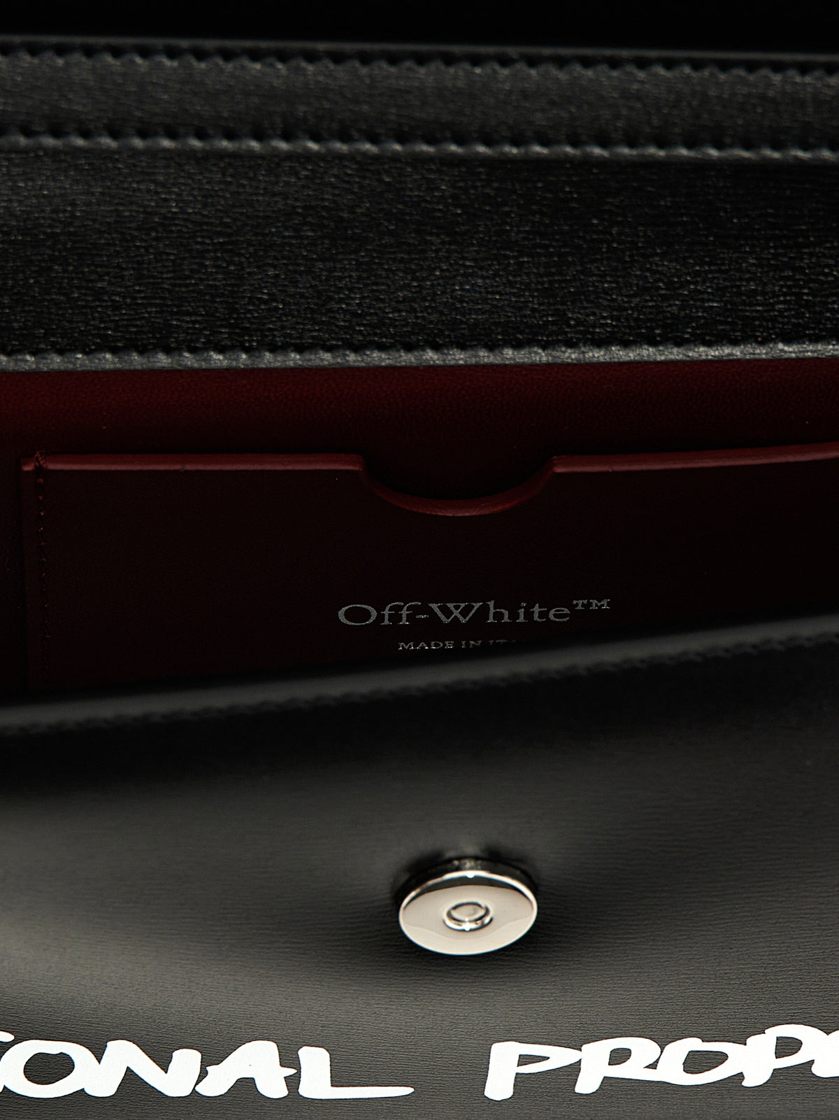 Discover the Off-White Bicolor Calfskin Shoulder Bag, a luxurious blend of exquisite craftsmanship and bold design, perfect for the discerning individual seeking timeless elegance.