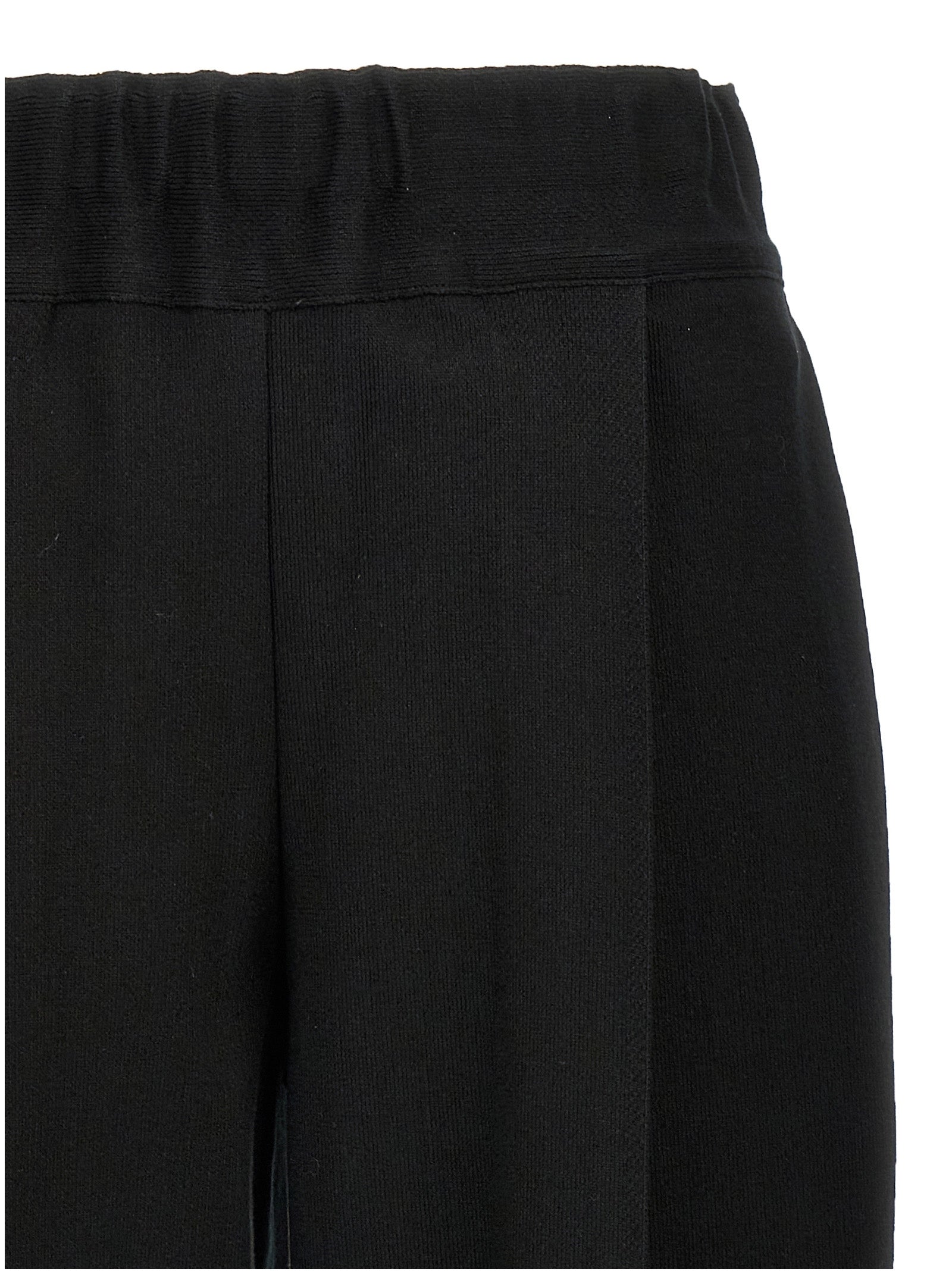 Issey Miyake Black Cotton Casual Pants - Avant-Garde Luxury
