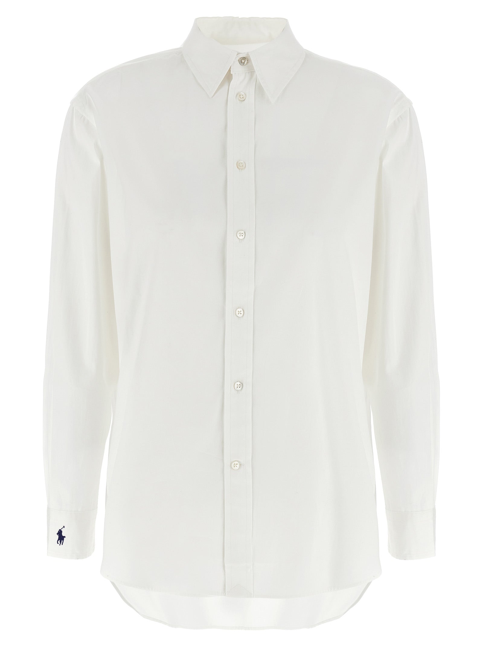 Polo Ralph Lauren White Cotton Blouse - Timeless Luxury Elegance