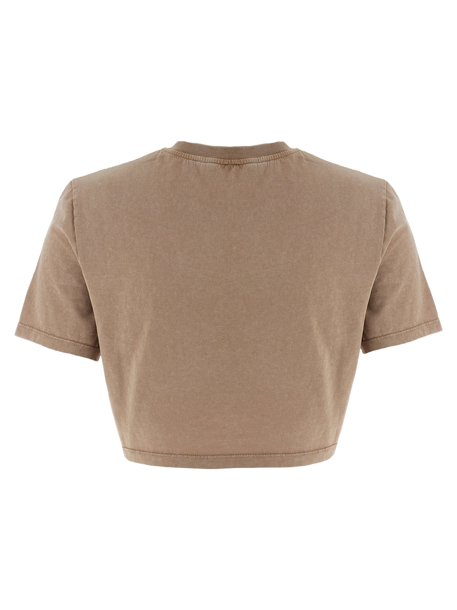 Indulge in the Fendi Brown Cotton T-Shirt, a masterpiece of Italian craftsmanship, blending luxury and modern elegance for the discerning fashion lover.