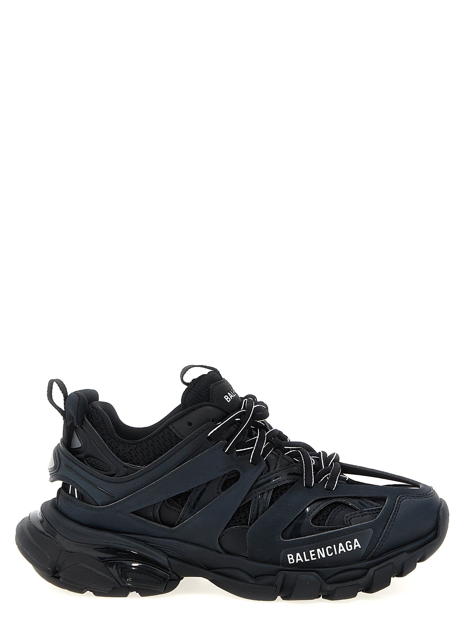 Step into a realm of sophistication with Balenciaga Black Polyethylene Athletic Sneakers, where luxurious materials and exquisite design elevate your style to new heights.
