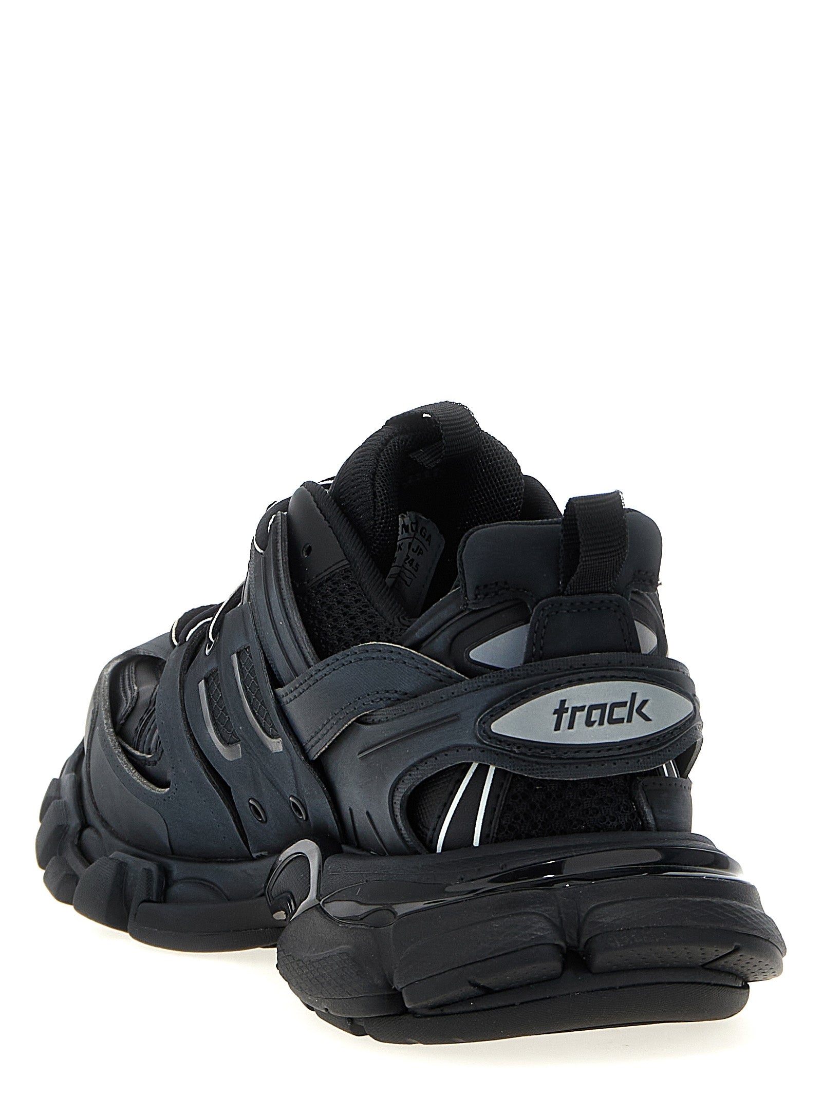 Step into unparalleled luxury with Balenciaga's Black Polyethylene Athletic Sneakers, where exquisite craftsmanship meets bold design, perfect for the discerning fashion connoisseur.