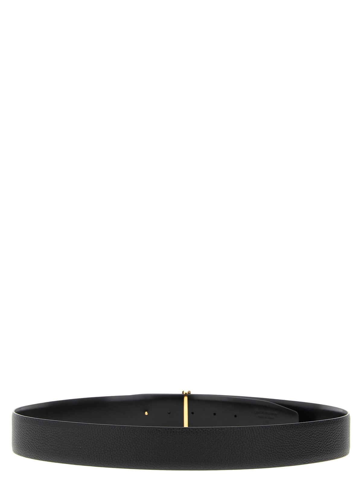 Discover the Tom Ford Black Calfskin Regular Belt, a luxurious blend of Italian craftsmanship and timeless elegance, perfect for elevating any sophisticated ensemble.