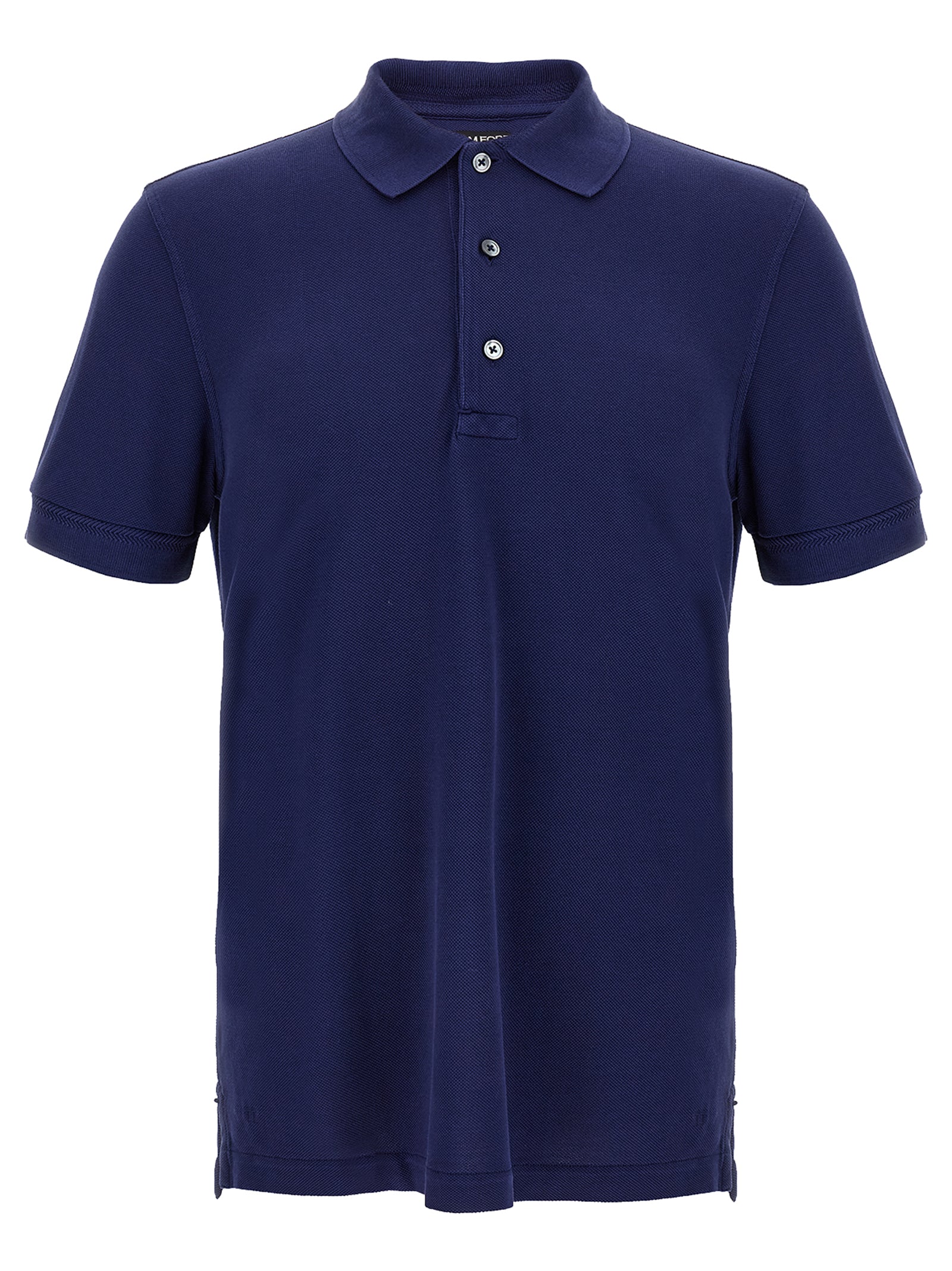 Discover the Tom Ford Blue Lyocell Polo Shirt, a luxurious blend of 67% lyocell and 33% cotton, embodying timeless elegance and sophisticated craftsmanship for the discerning individual.
