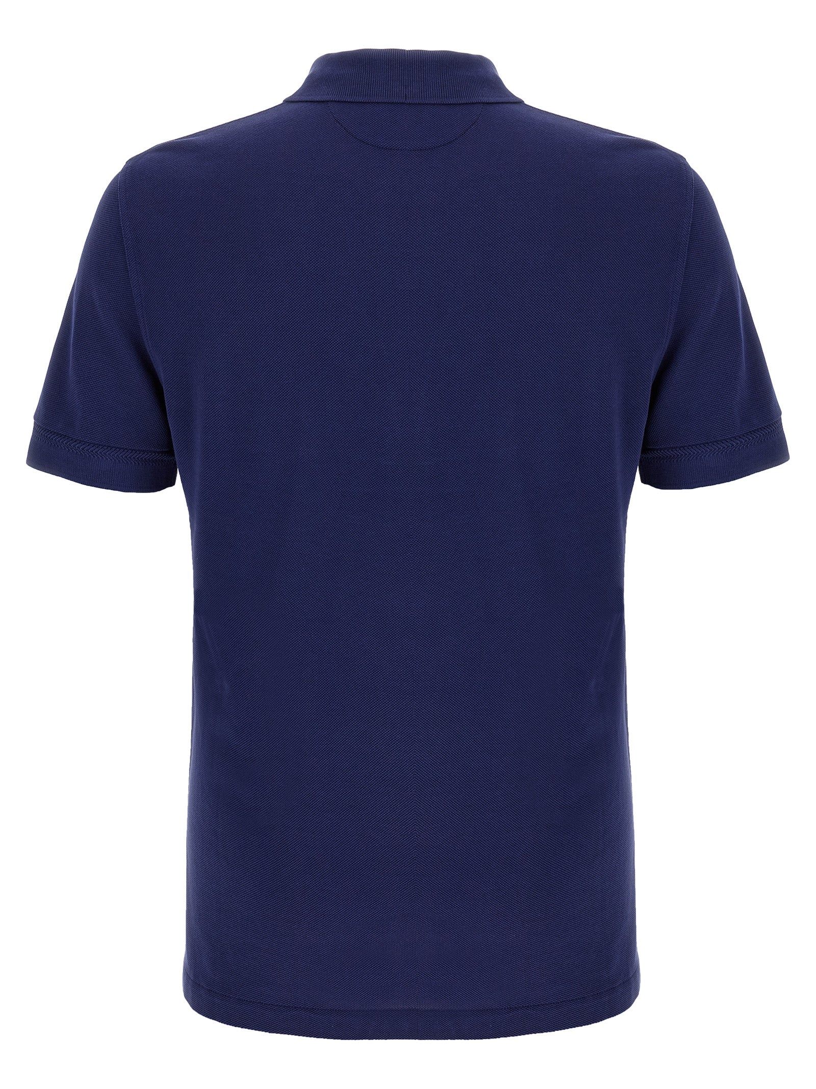 Discover the Tom Ford Blue Lyocell Polo Shirt, a masterpiece of luxurious craftsmanship, blending refined materials and timeless elegance for the discerning individual.
