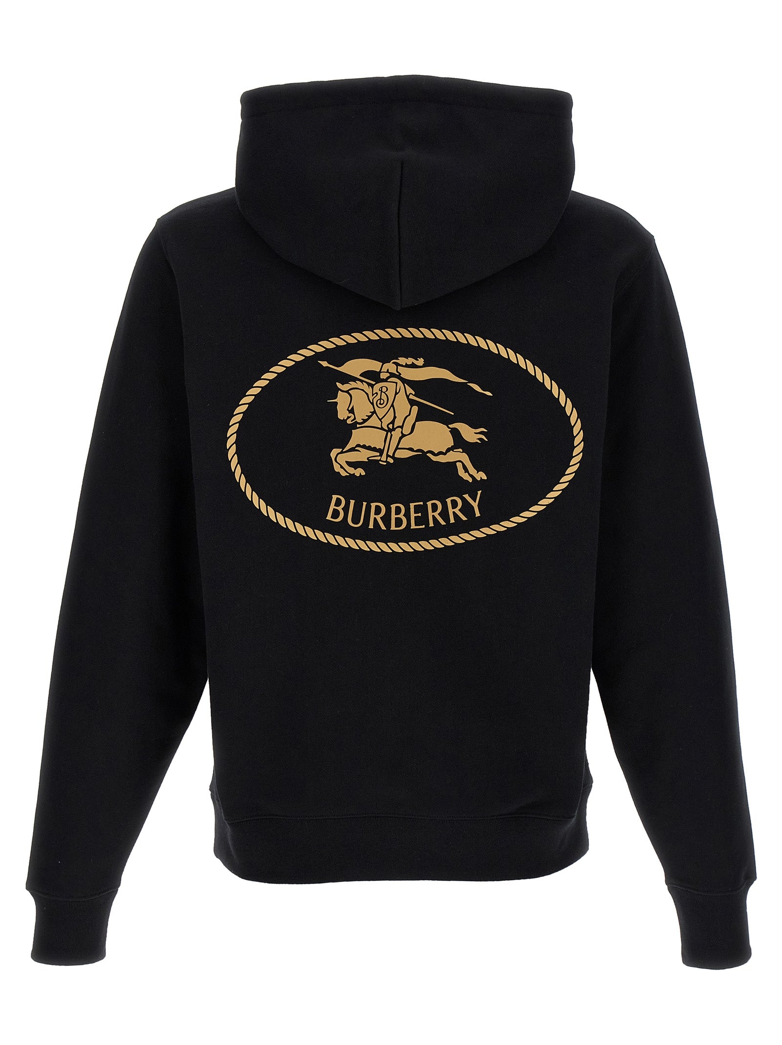 Burberry Black Cotton Sweatshirt - Designer Luxe Couture