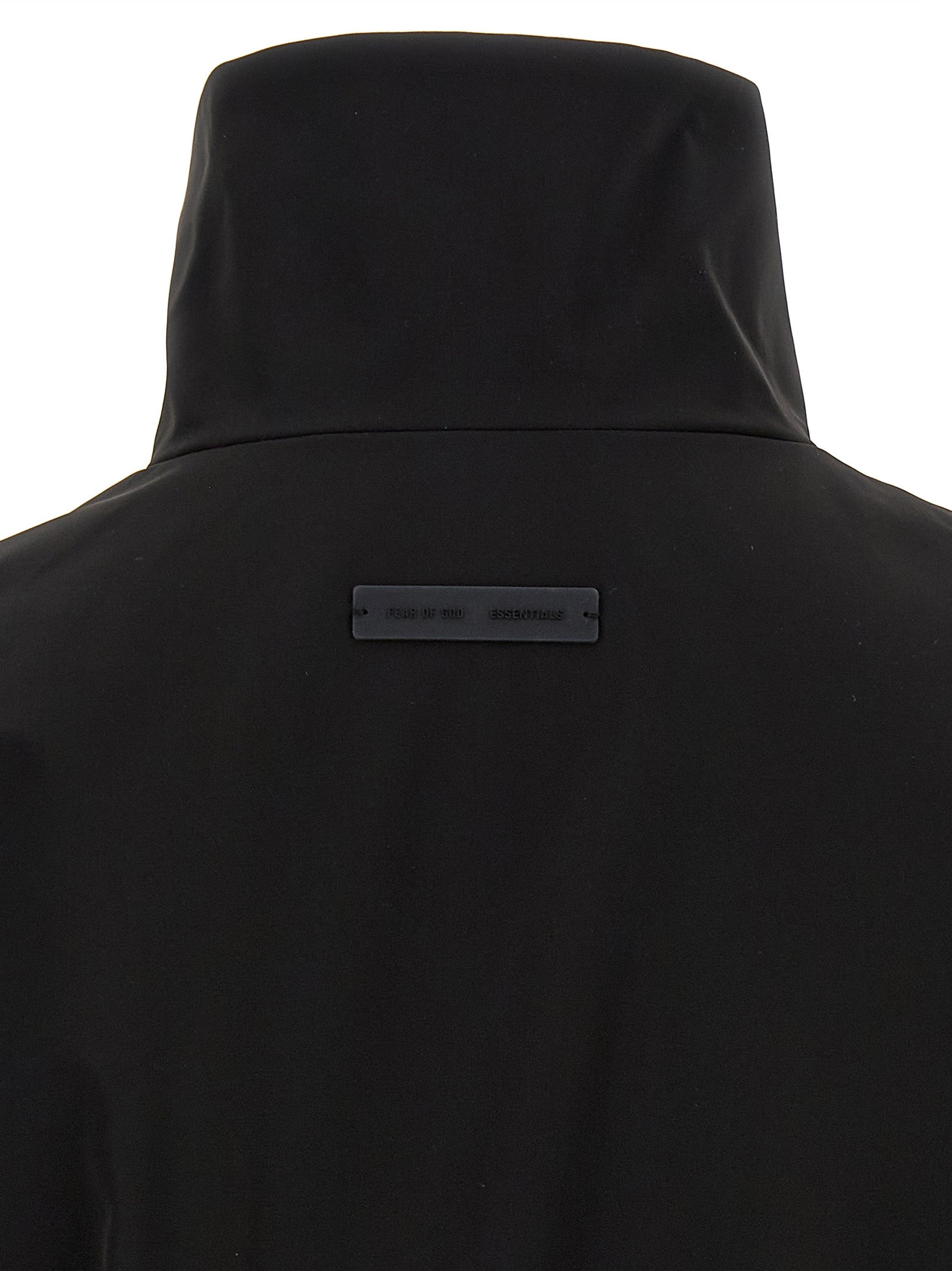 FEAR OF GOD ESSENTIAL Black Nylon Sweatshirt