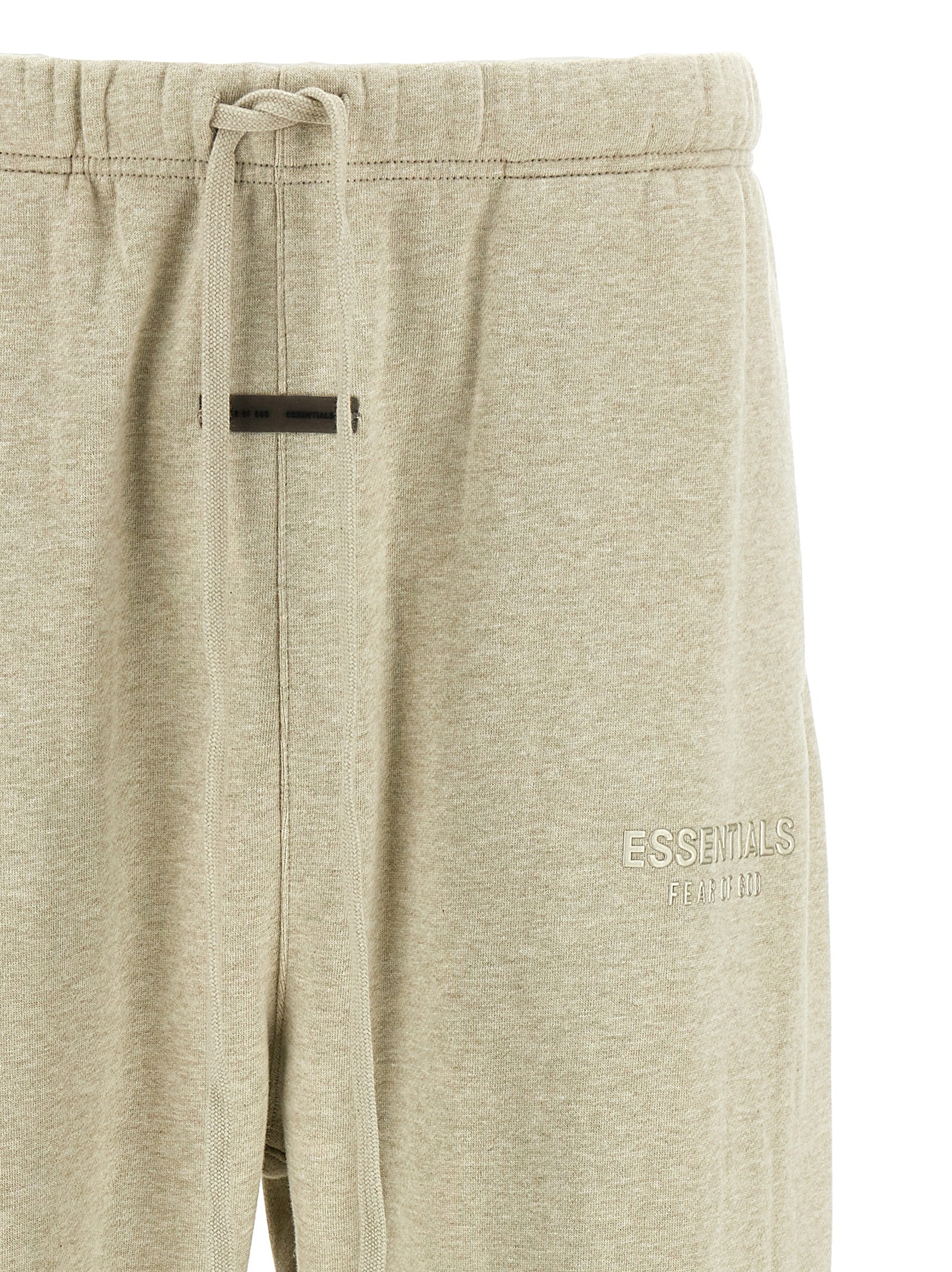 FEAR OF GOD ESSENTIAL Gray Cotton Joggers (Workout Pants)