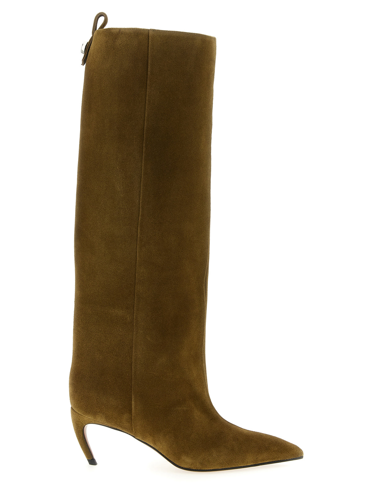 The Attico Bicolor Goatskin Over The Knee Boots - Luxurious Elegance