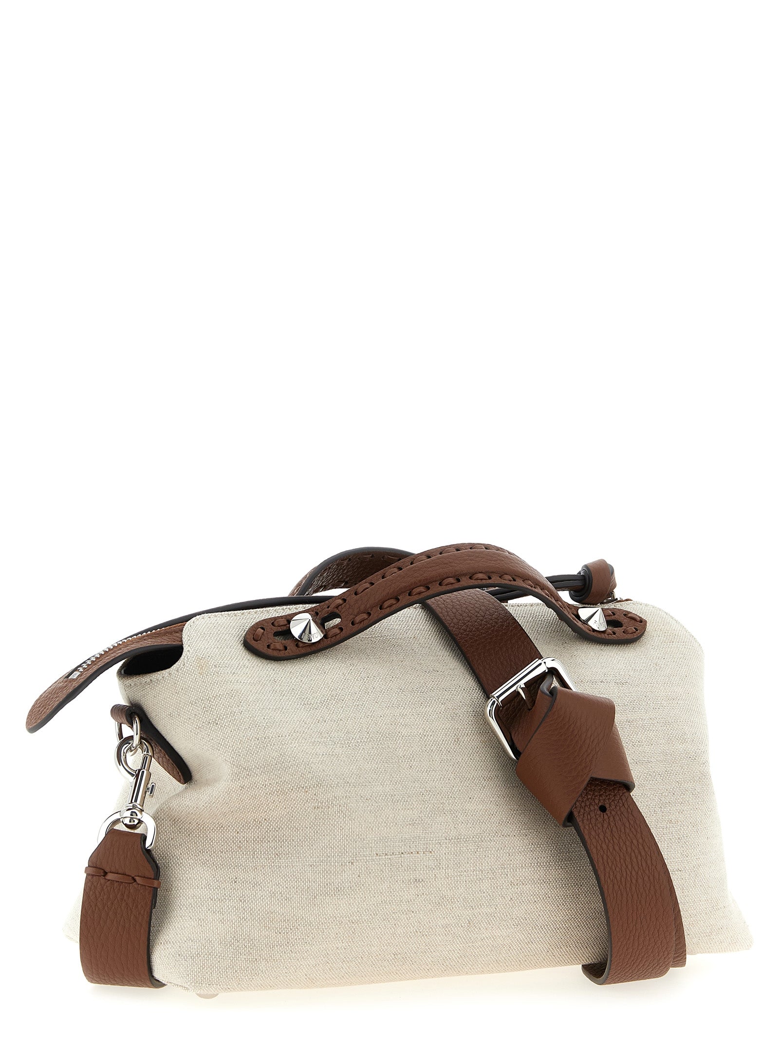Elevate your style with the Fendi Beige Polyethylene Handbag, a masterpiece of Italian craftsmanship that embodies luxury, sophistication, and timeless elegance.