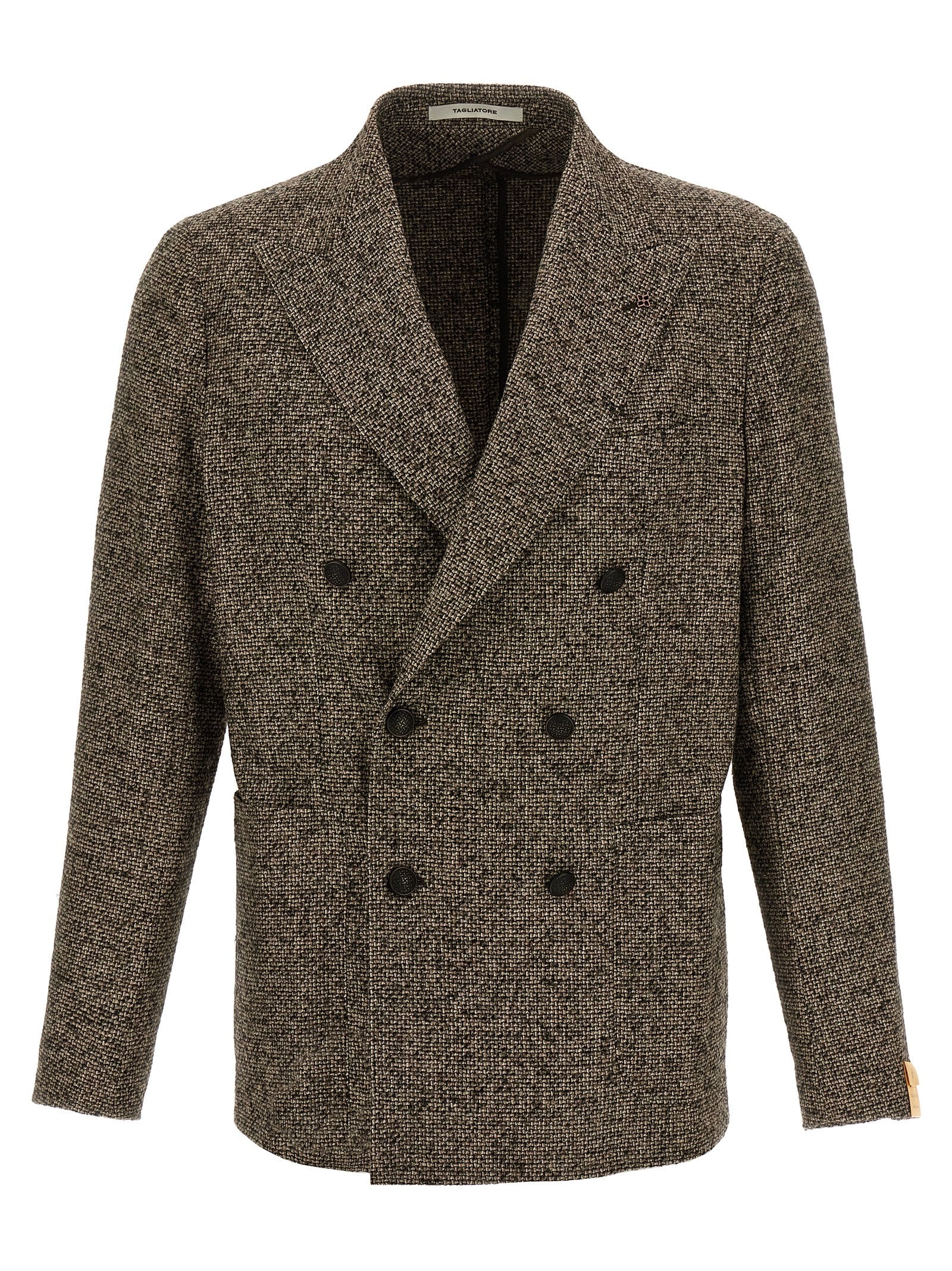 Discover the Tagliatore Brown Virgin Wool Blazer, a masterpiece of Italian craftsmanship, blending luxurious materials and timeless elegance for the discerning individual.