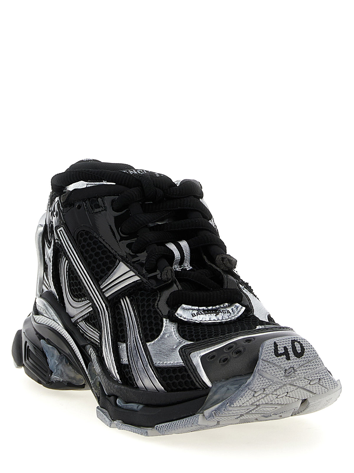 Balenciaga Black Polyethylene Athletic Sneakers – Luxury Redefined