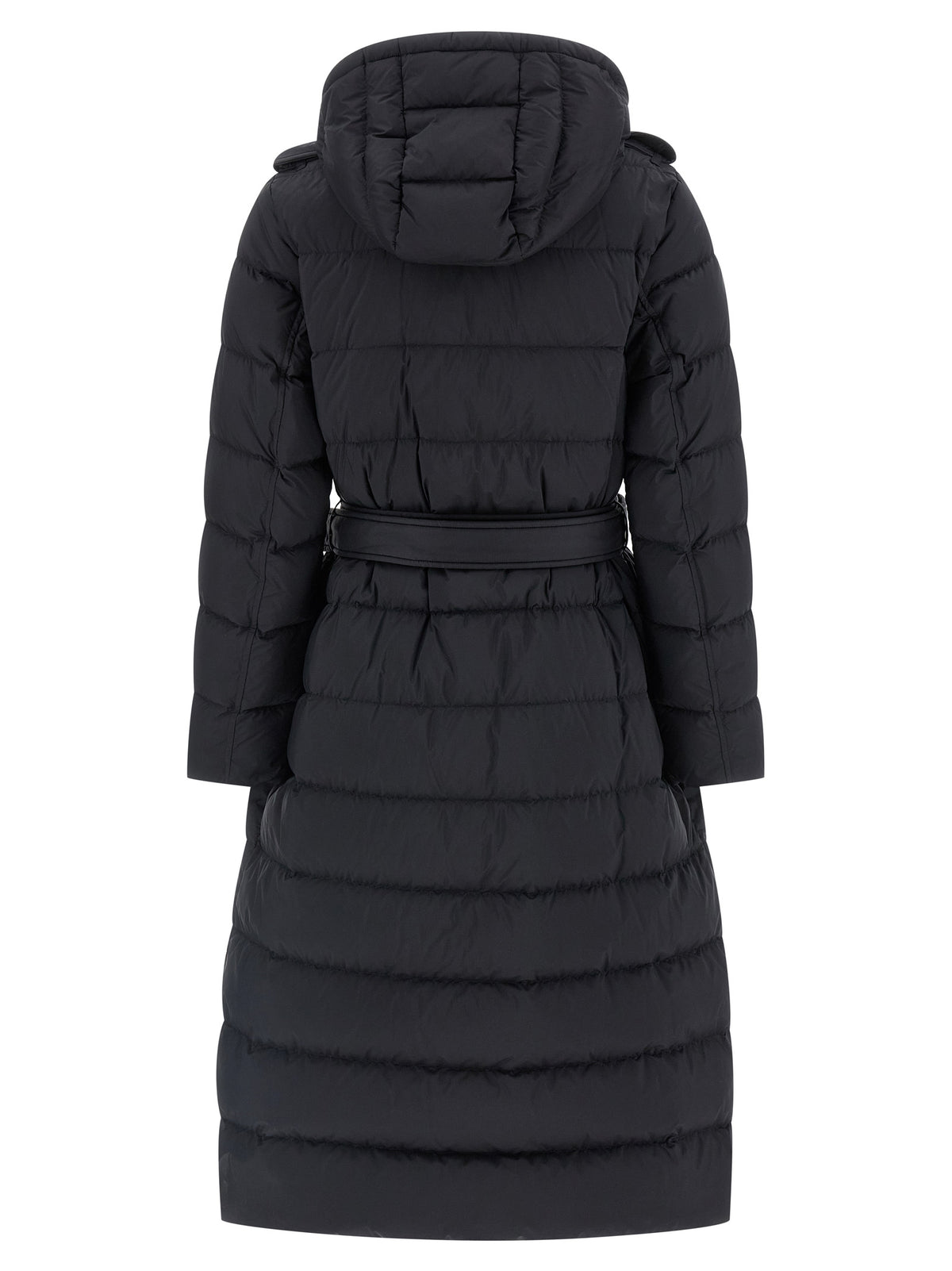 Burberry Black Polyamide Coat - Luxe Outerwear Redefined