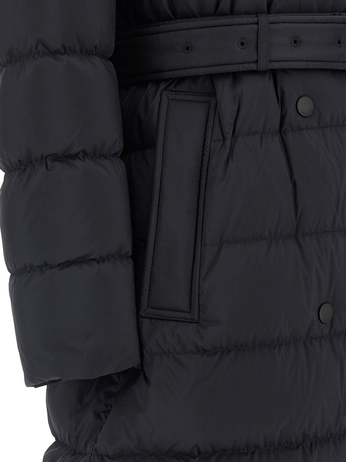 Burberry Black Polyamide Coat - Luxe Outerwear Redefined