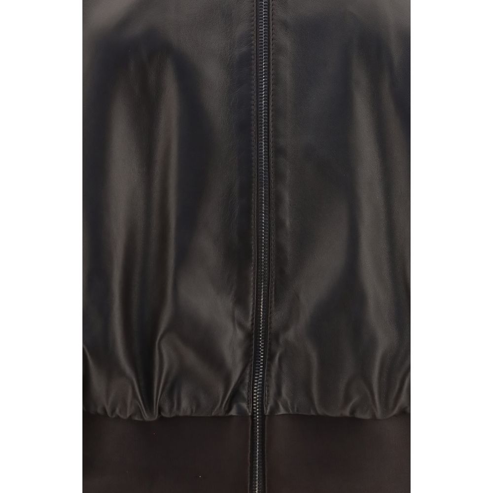 Discover the Gucci Brown Lamb Ovis Aries Bomber, a luxurious blend of soft nappa leather and exquisite craftsmanship, perfect for elevating your style with timeless sophistication.