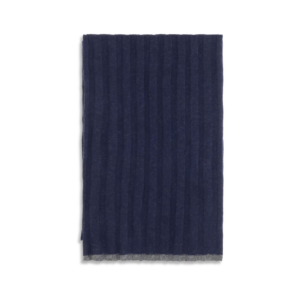 Brunello Cucinelli Blue Cashmere Foulard - Timeless Luxury Accessory