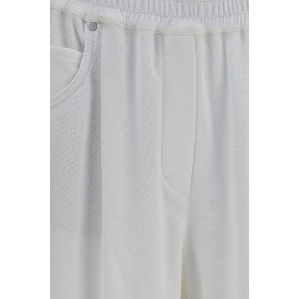 Brunello Cucinelli White Cotton Bermuda Shorts - Luxury Essentials