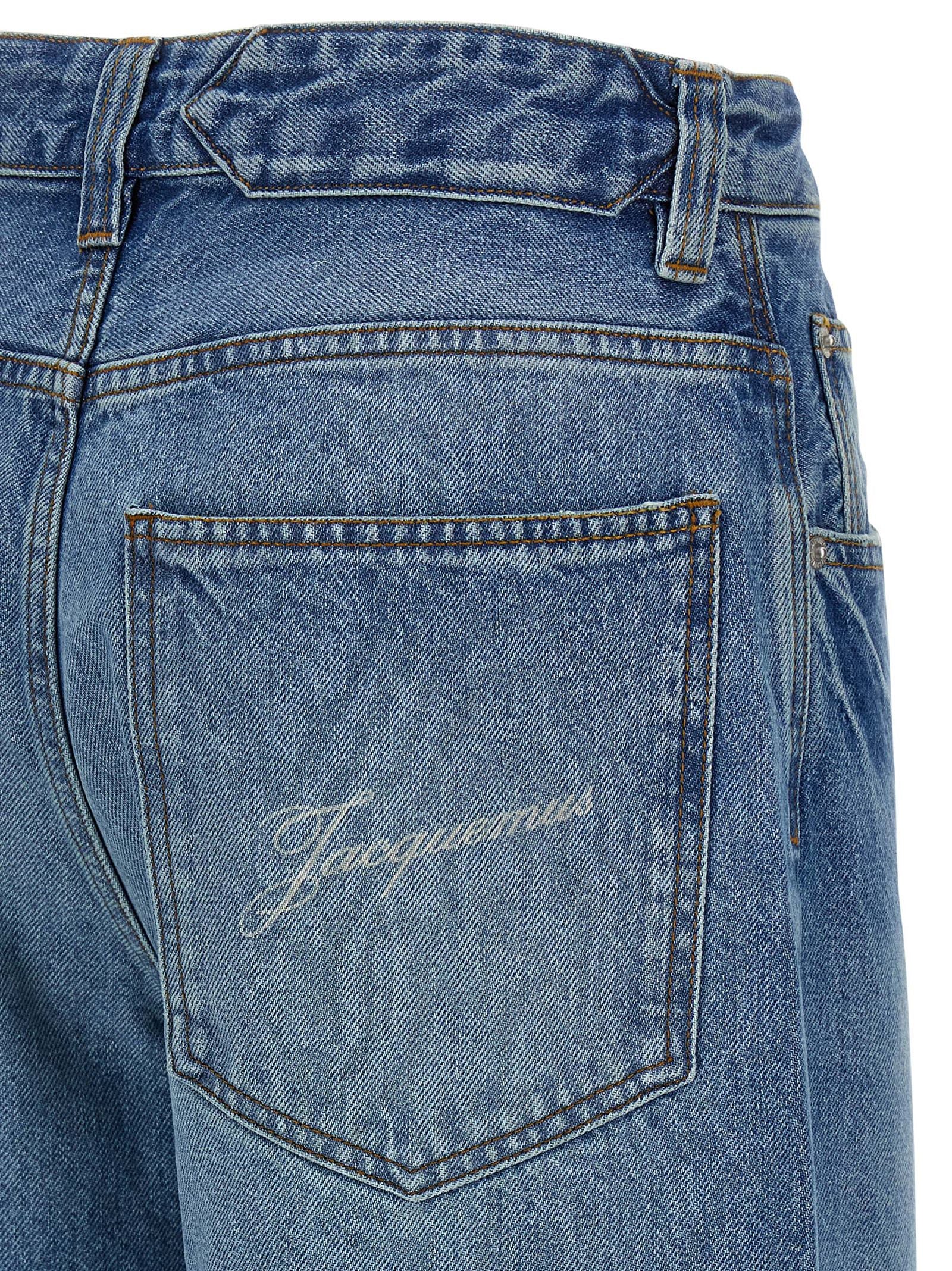 Experience the allure of Jacquemus Blue Cotton Jeans Denim, crafted from 100% cotton in Italy. Elevate your wardrobe with timeless elegance and unparalleled comfort.