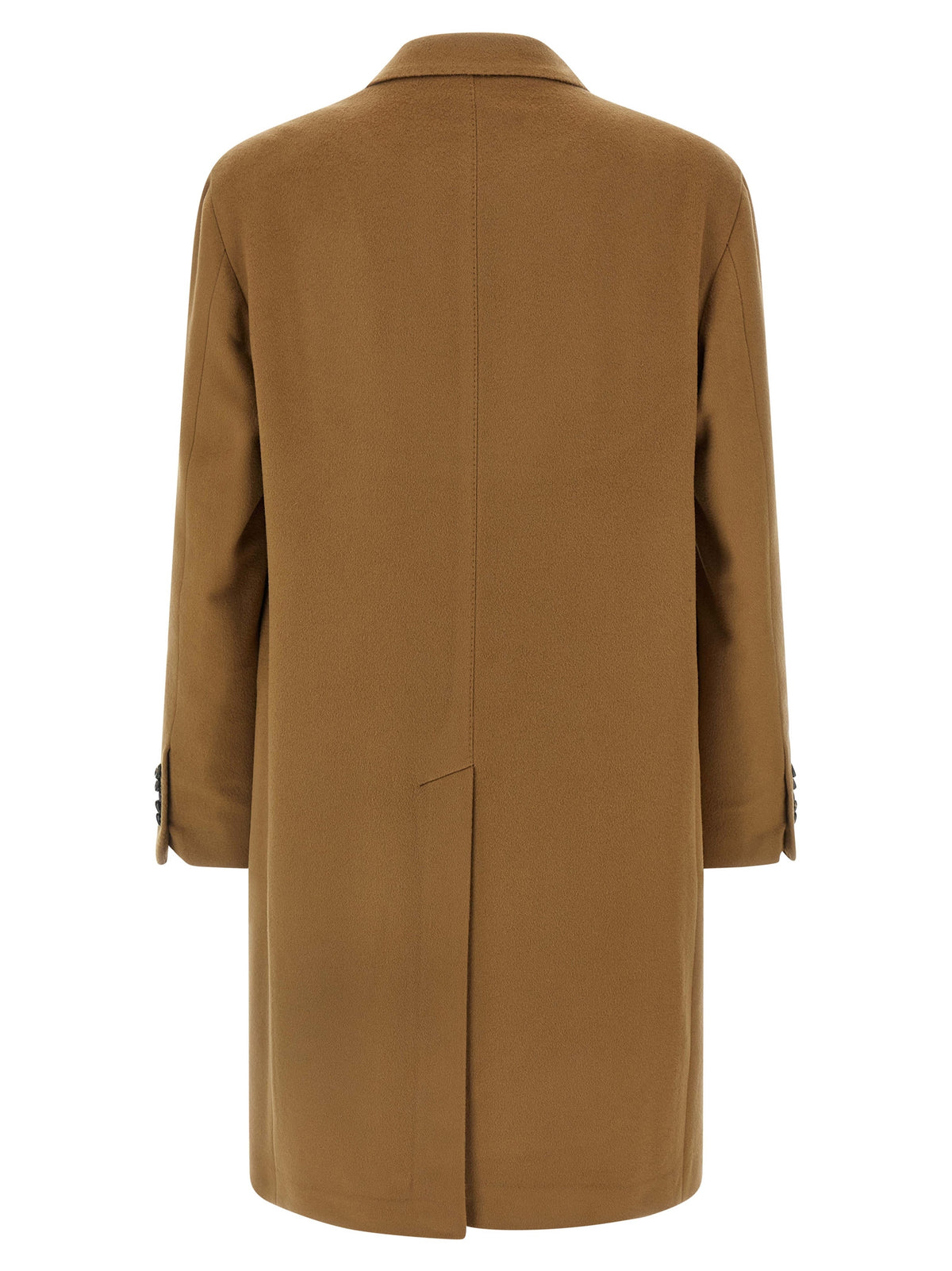 Tagliatore Beige Virgin Wool Coat - Timeless Italian Elegance