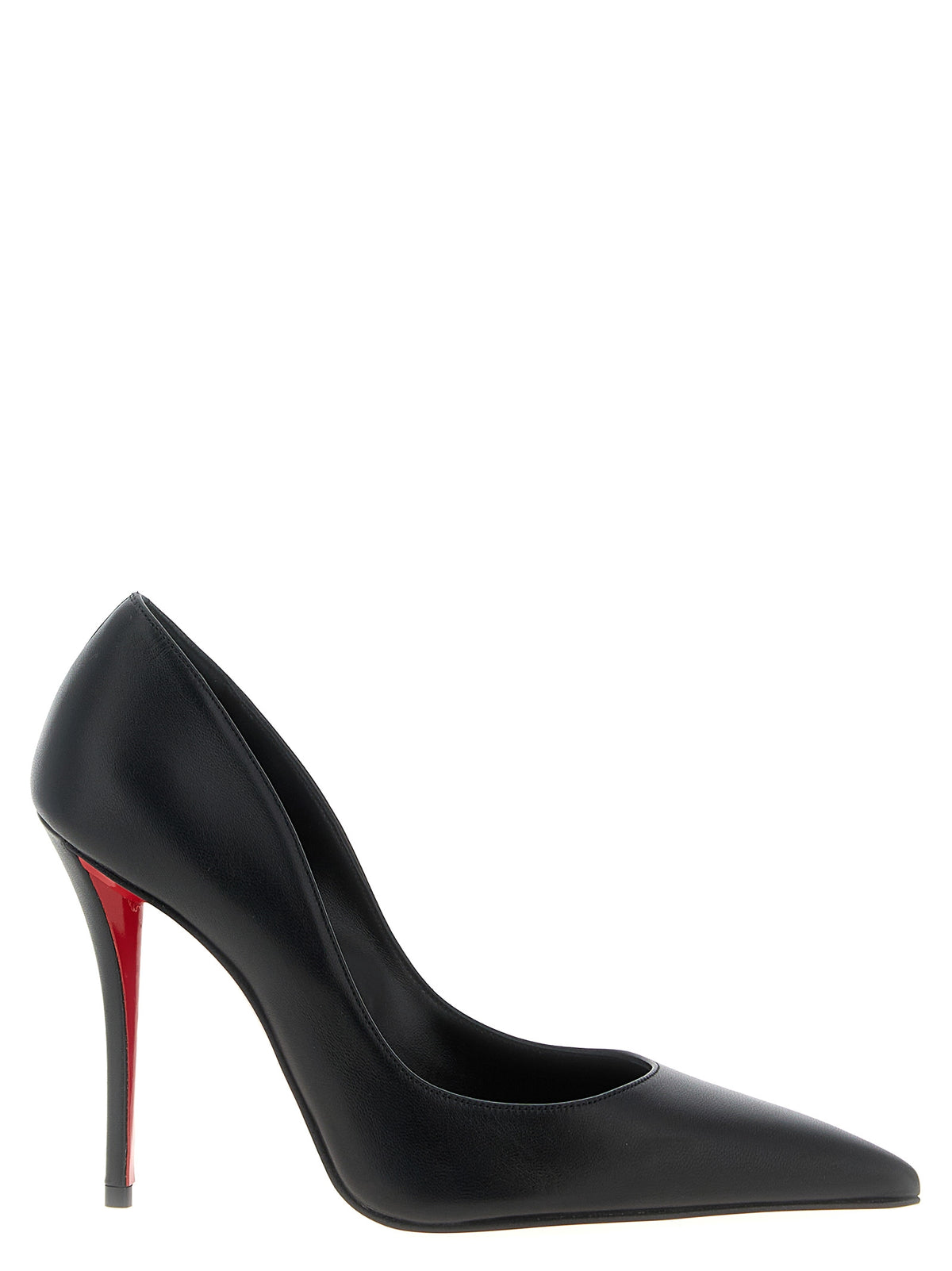 Christian Louboutin Black Lamb Leather High Heel Pumps - Luxury Elegance