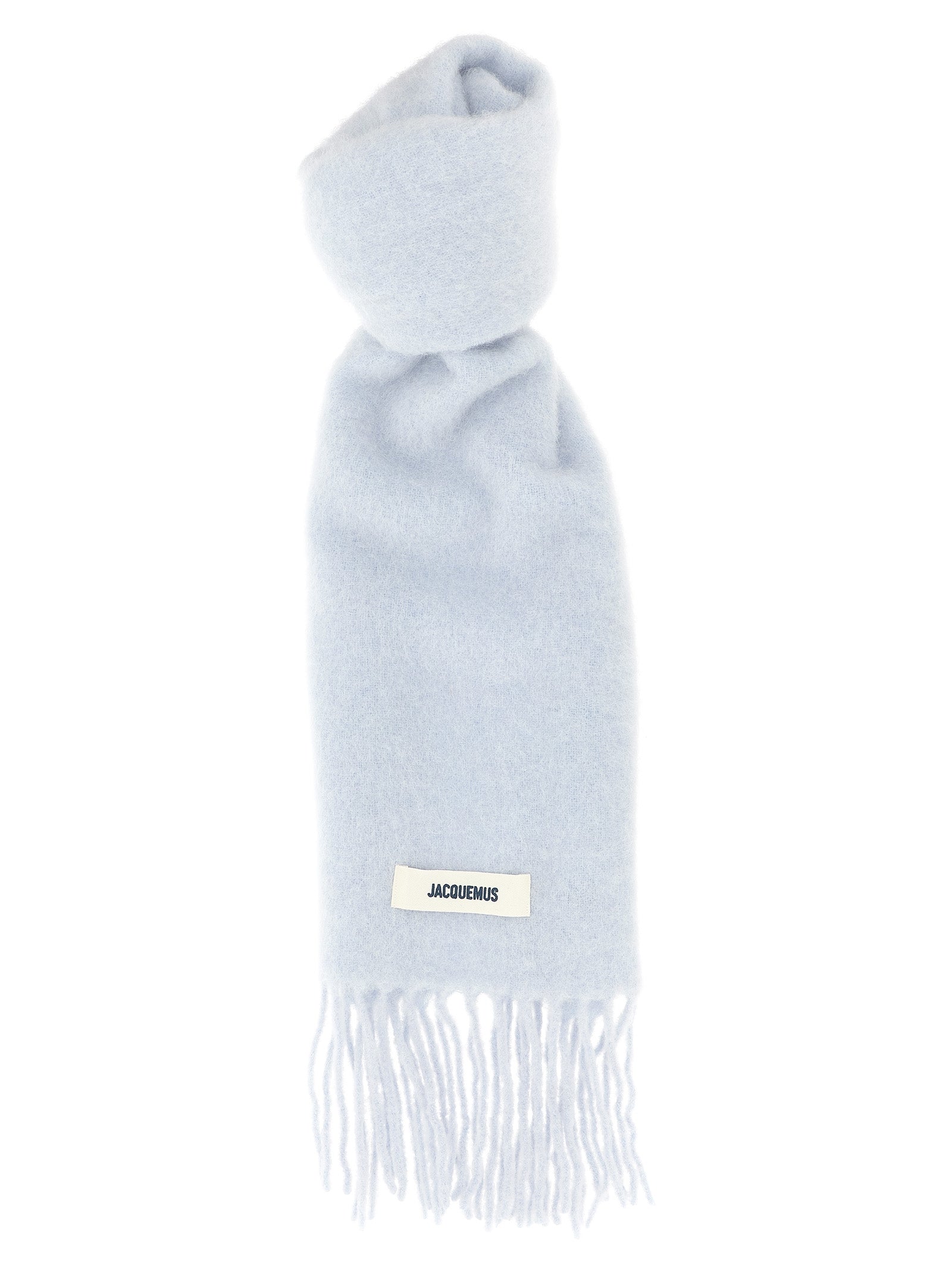 Jacquemus Blue Alpaca Leather Scarf - Timeless Luxury Accessory