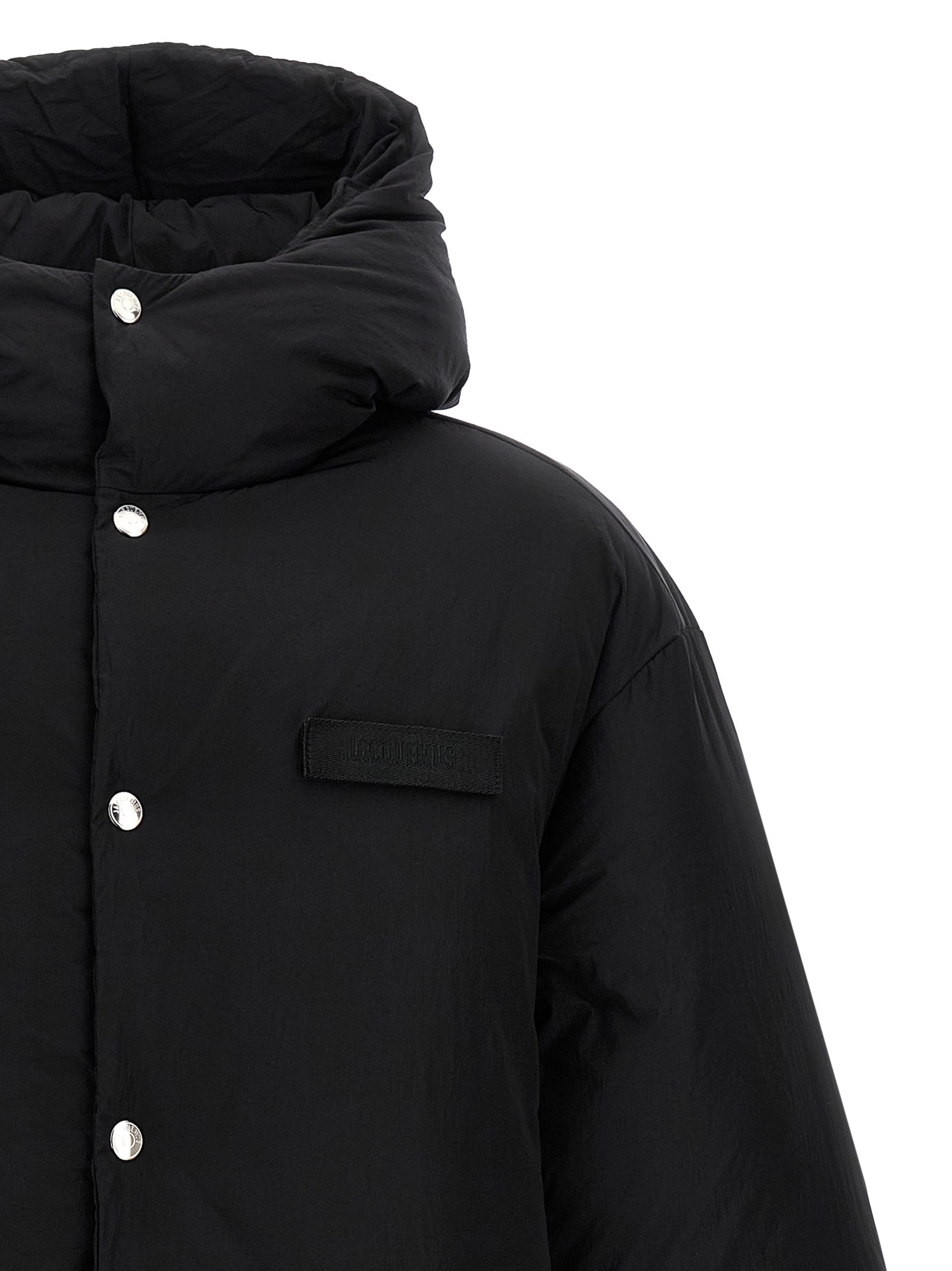 Jacquemus Luxe Black Polyamide Full-Length Jacket - Timeless Elegance