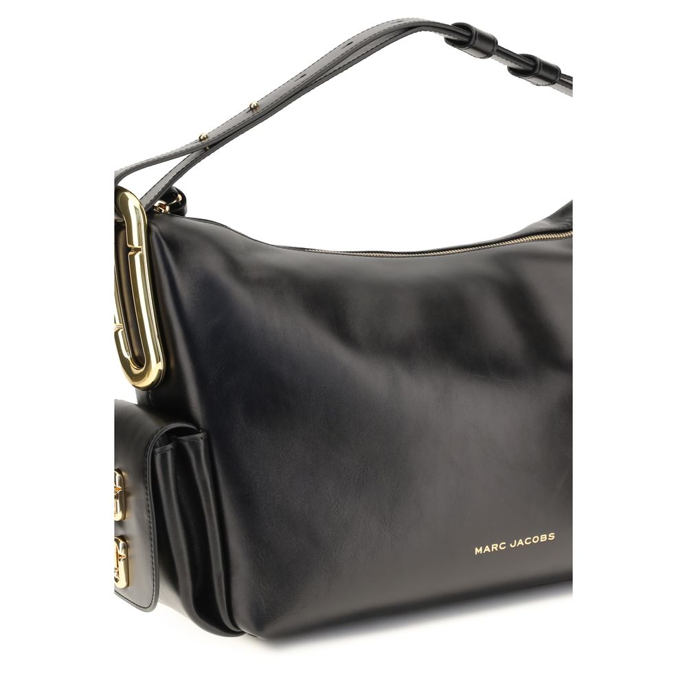 Marc Jacobs Black Calf Leather Bos Taurus Shoulder Bag - Luxury Redefined