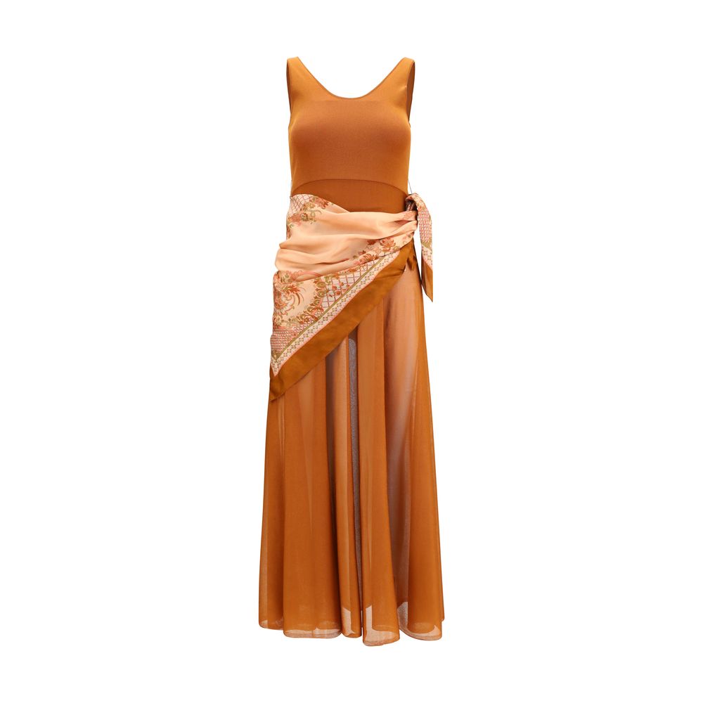 Indulge in the Zimmermann Brown Viscose Casual Dress from the AW26 collection, where exquisite craftsmanship meets luxurious comfort, perfect for every elegant occasion.