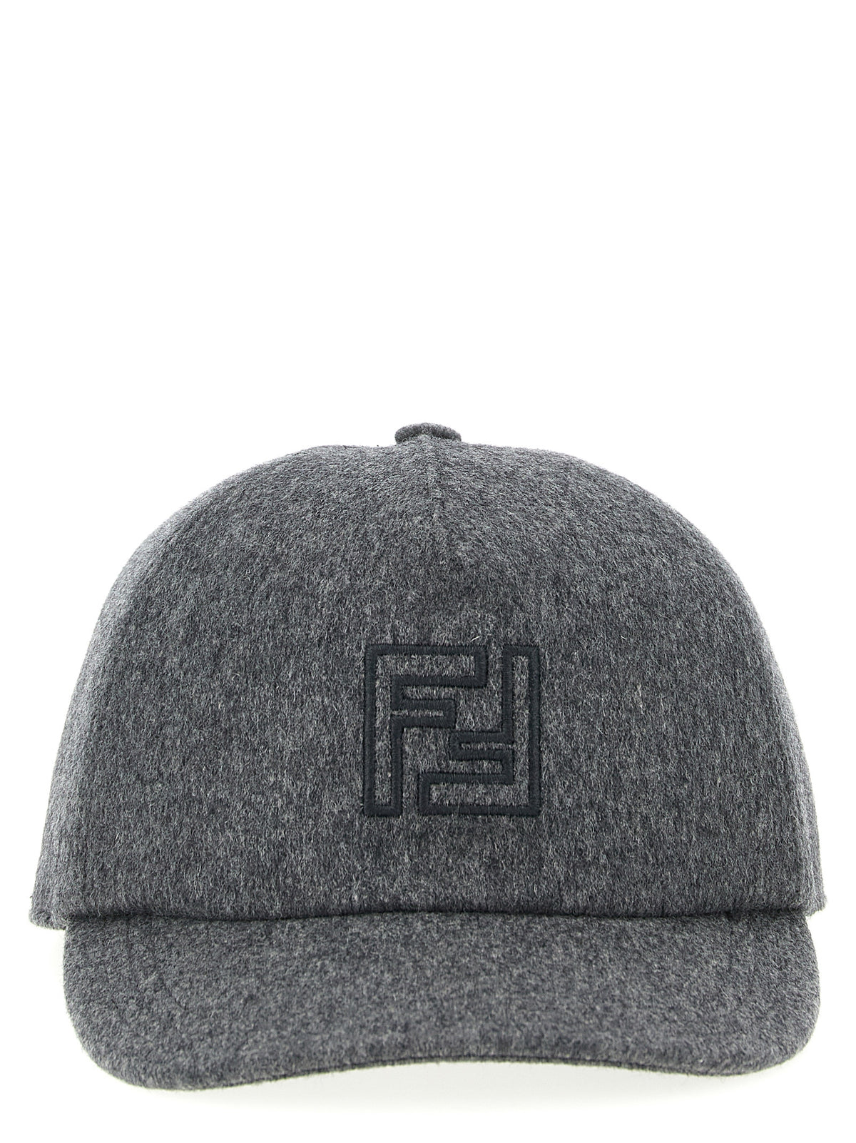Fendi Gray Wool Cap - Iconic Luxury Accessory for Discerning Style