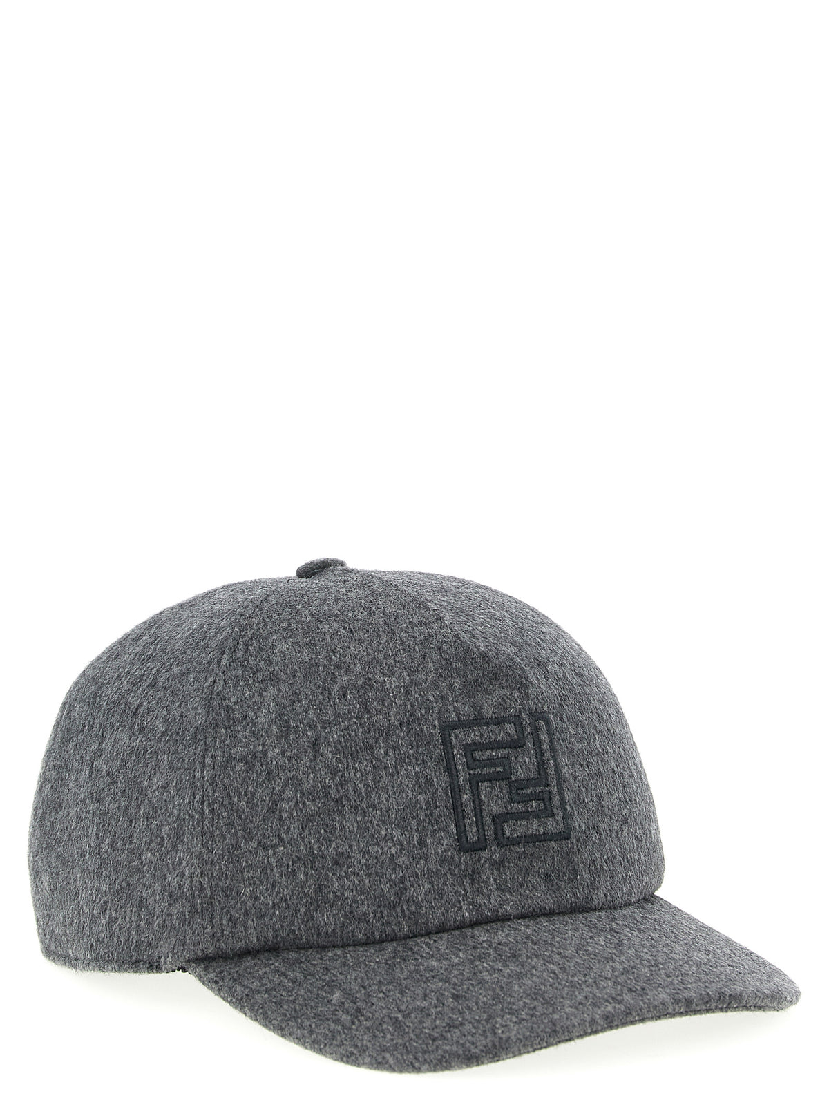 Fendi Gray Wool Cap - Iconic Luxury Accessory for Discerning Style