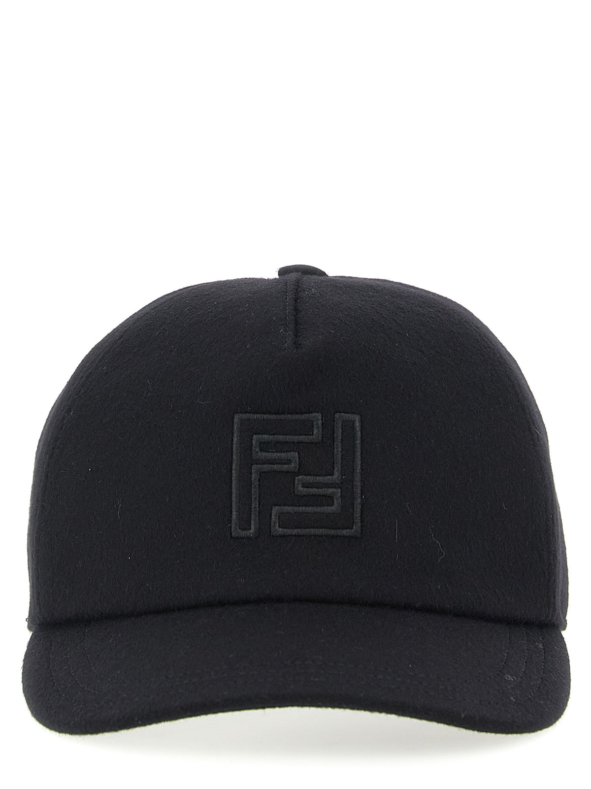Fendi Black Wool Cap - Timeless Luxury for the Discerning