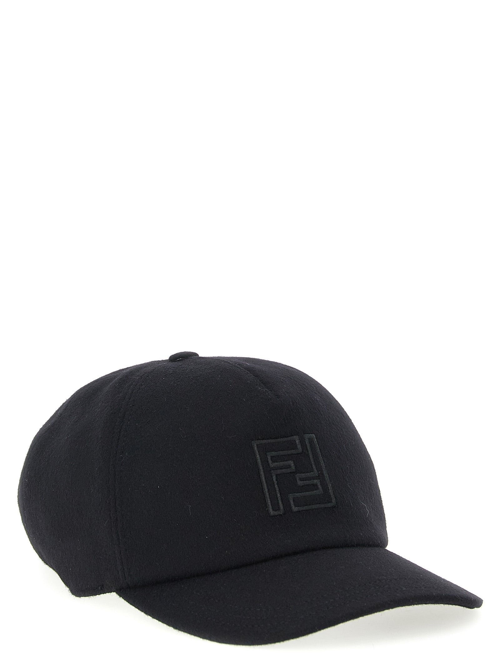 Fendi Black Wool Cap - Luxurious Handcrafted Elegance