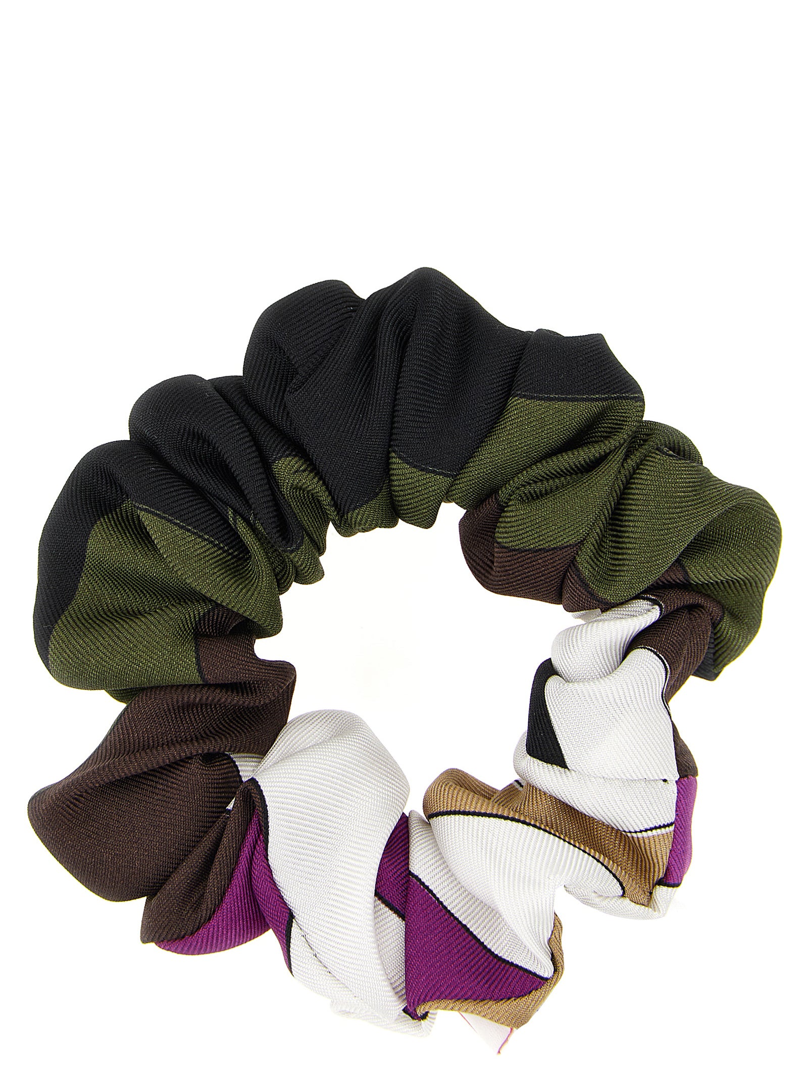 Emilio Pucci Multicolor Silk Scrunchie