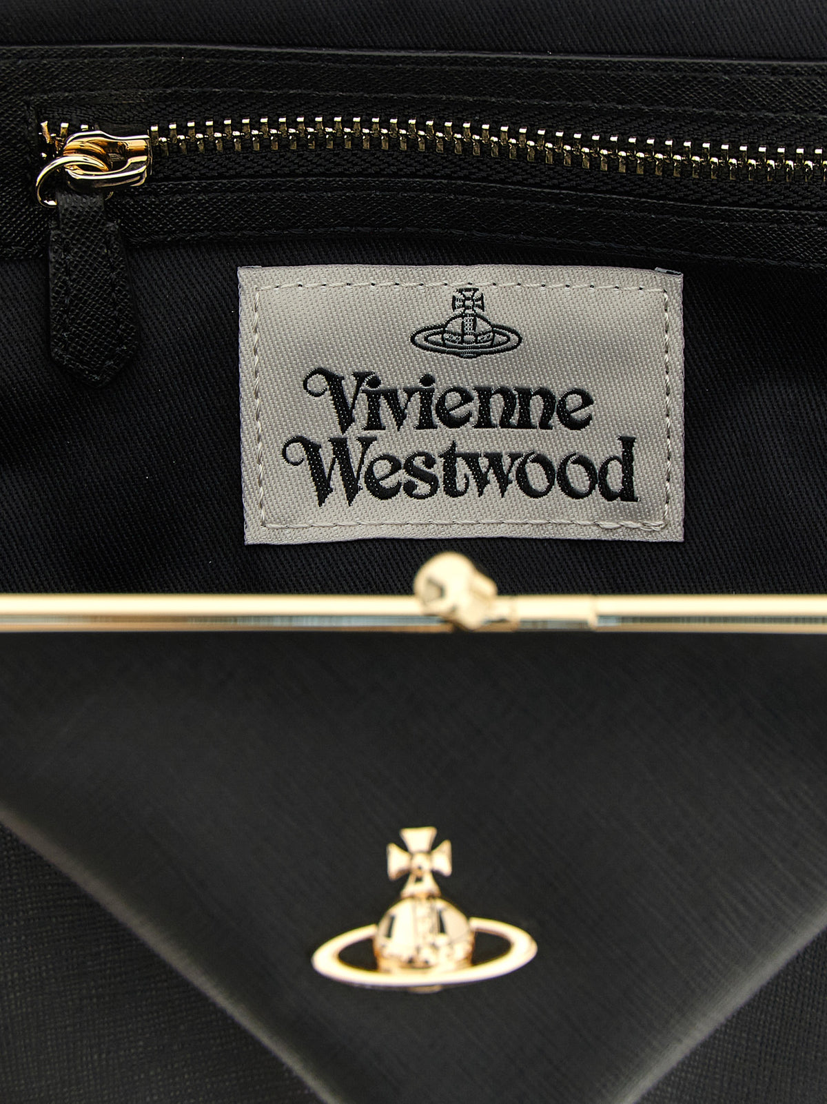 Vivienne Westwood Black Cowhide Handbag - Timeless Luxury Statement