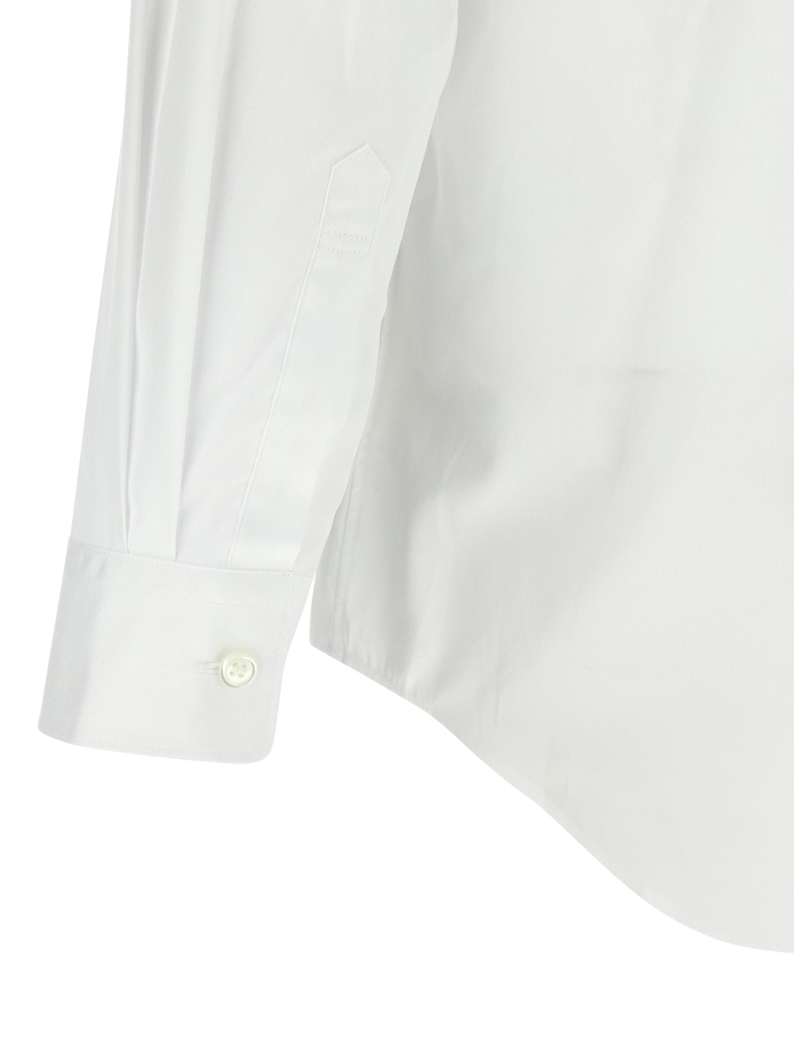 Comme Des Garçons Play White Cotton Blouse - Timeless Elegance