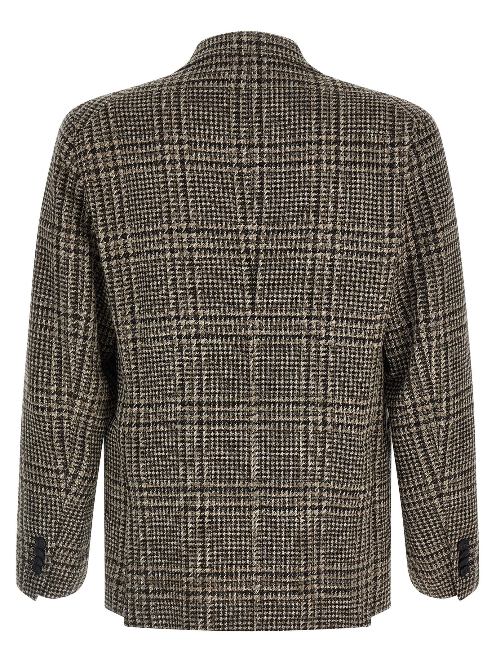 Elevate your wardrobe with the Tagliatore Brown Virgin Wool Blazer, a masterpiece of Italian craftsmanship blending luxury materials for timeless sophistication.