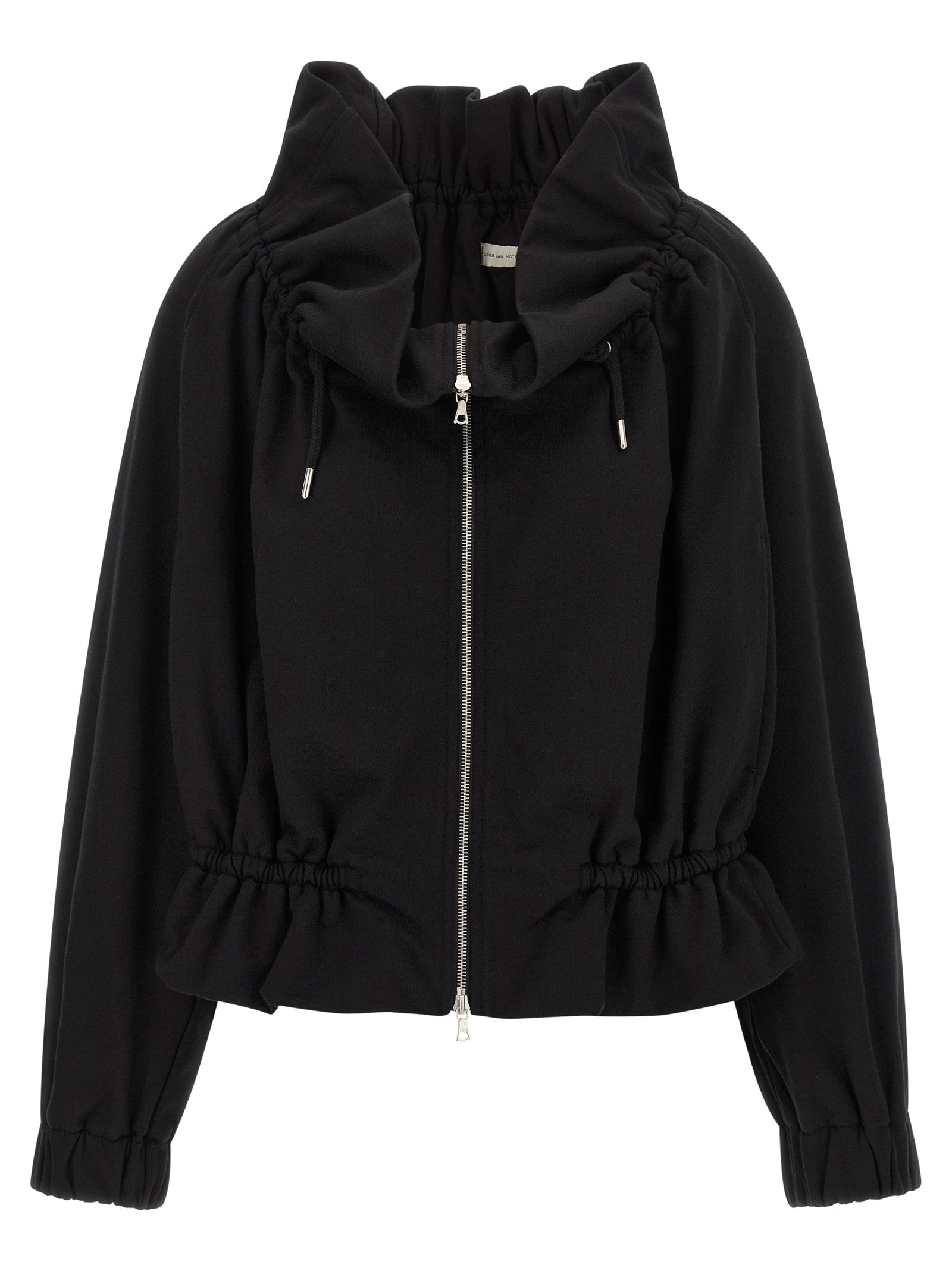 Dries Van Noten Black Cotton Sweatshirt