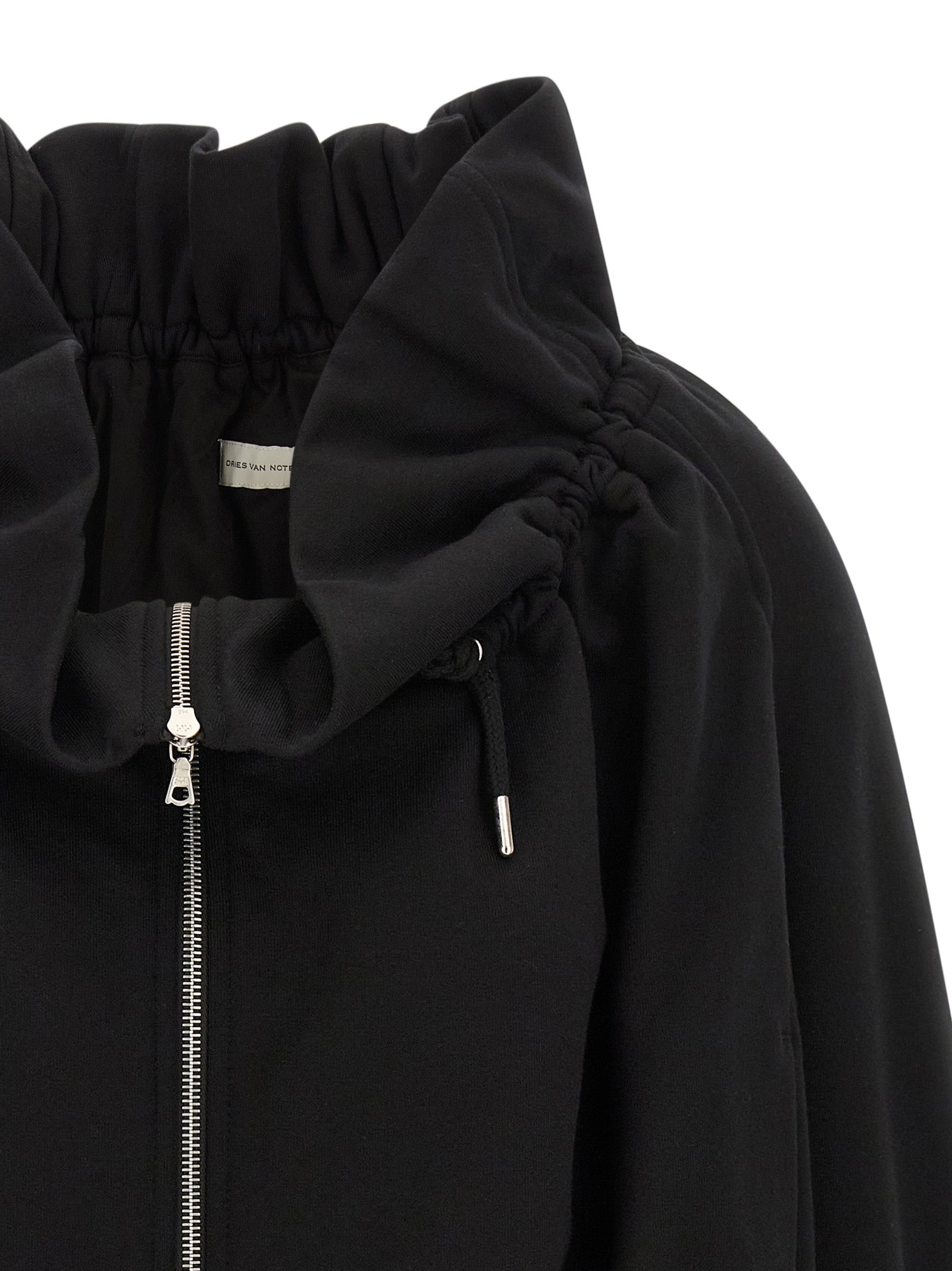 Dries Van Noten Black Cotton Sweatshirt