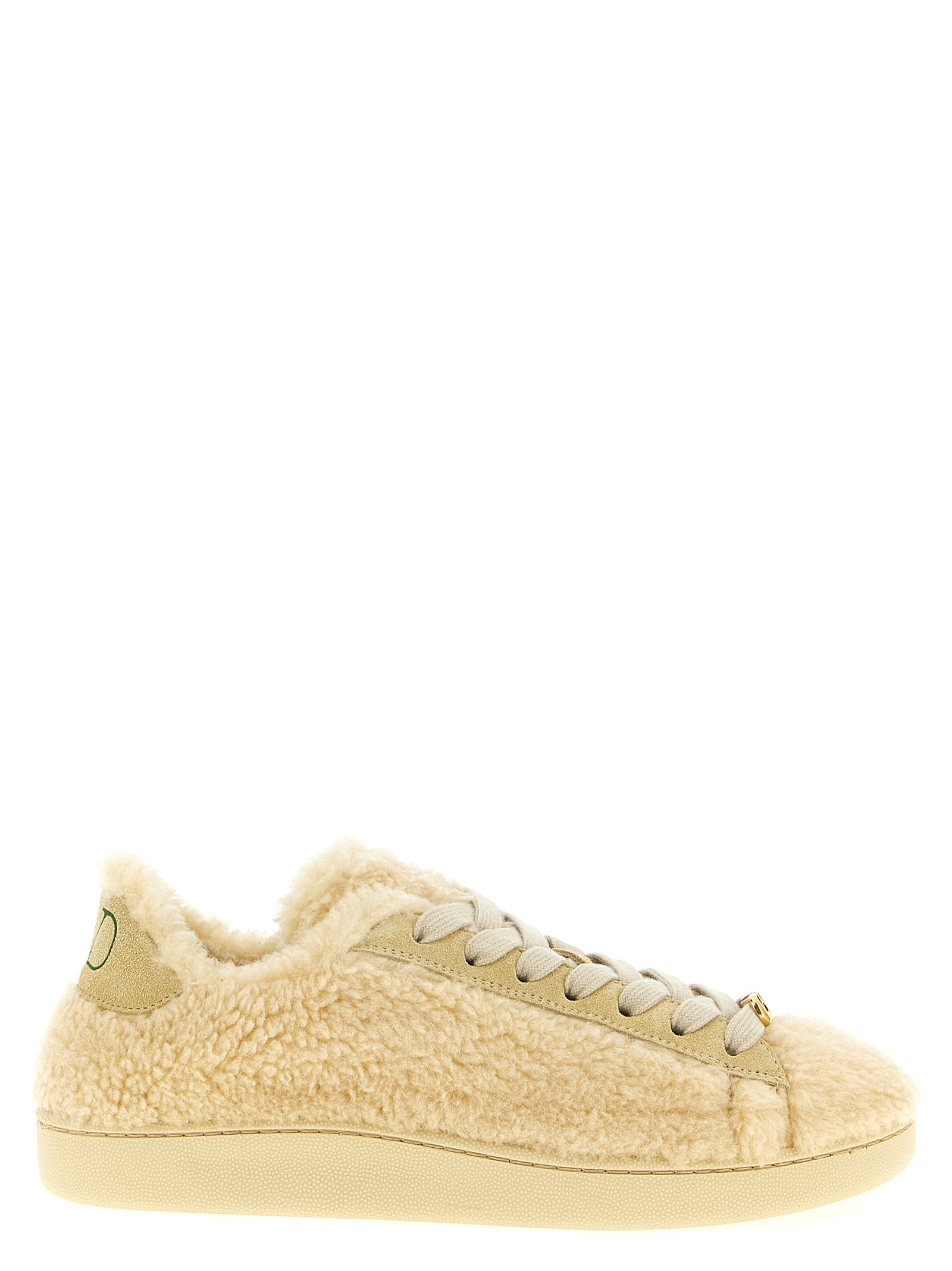 Valentino Garavani Beige Wool Sneakers - Luxury Footwear for All