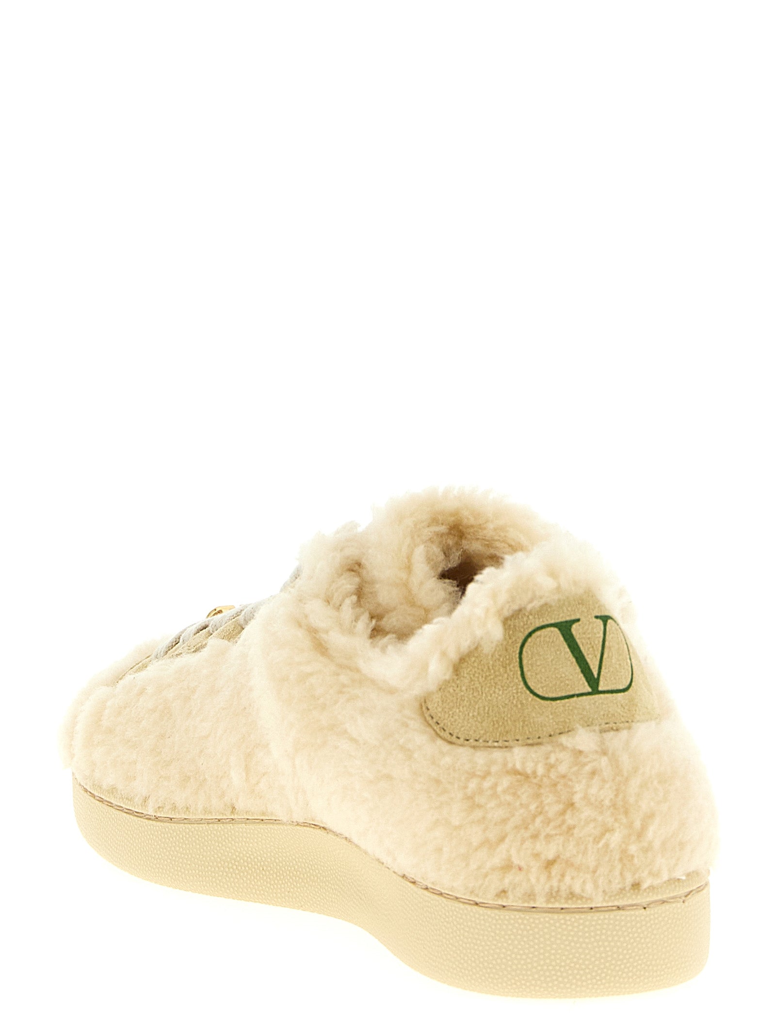 Valentino Garavani Beige Wool Sneakers - Luxury Footwear for All
