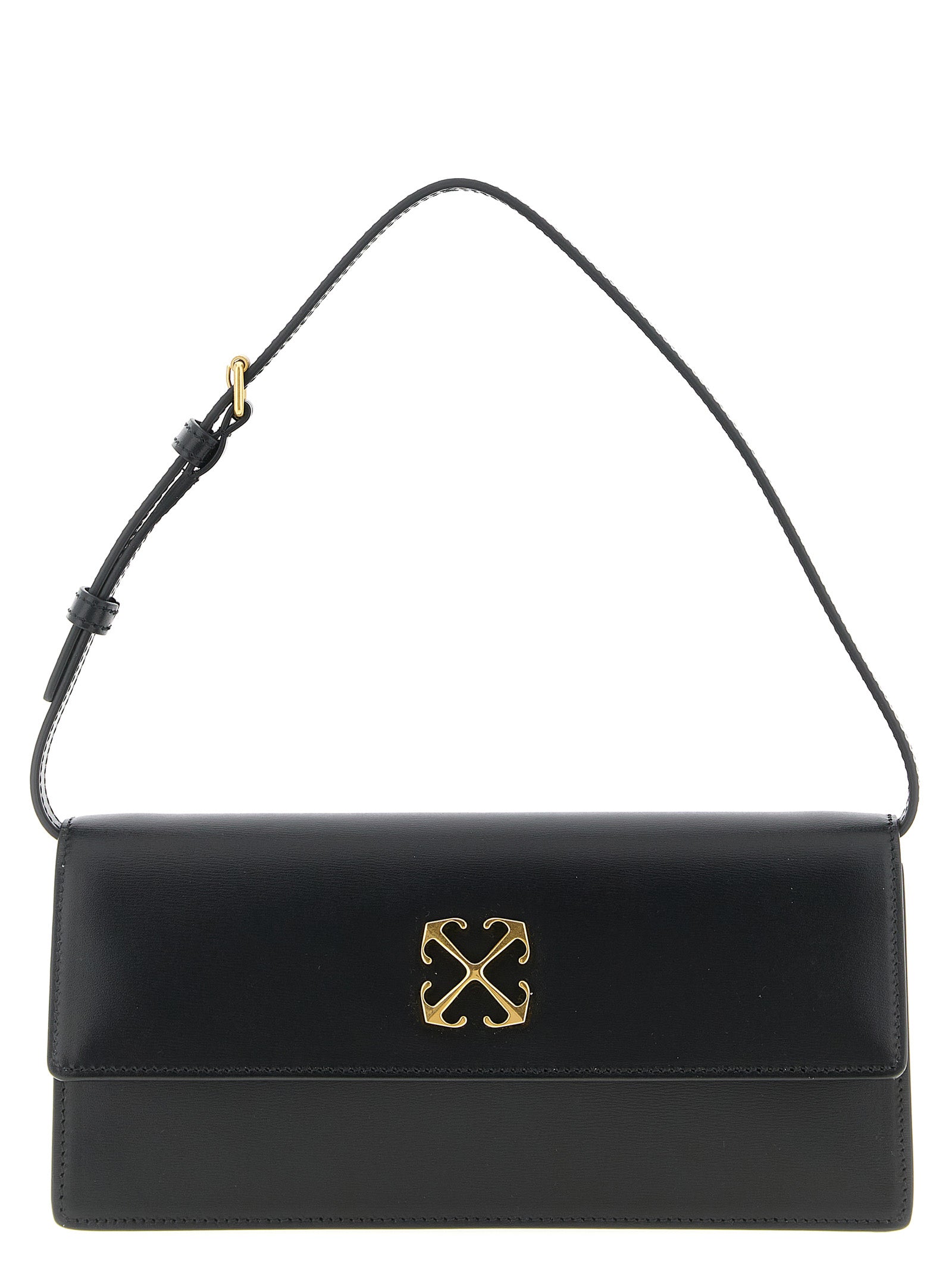 Indulge in the Off-White Black Polyester Shoulder Bag, a masterpiece of Italian craftsmanship blending luxury and modern elegance for the discerning individual.