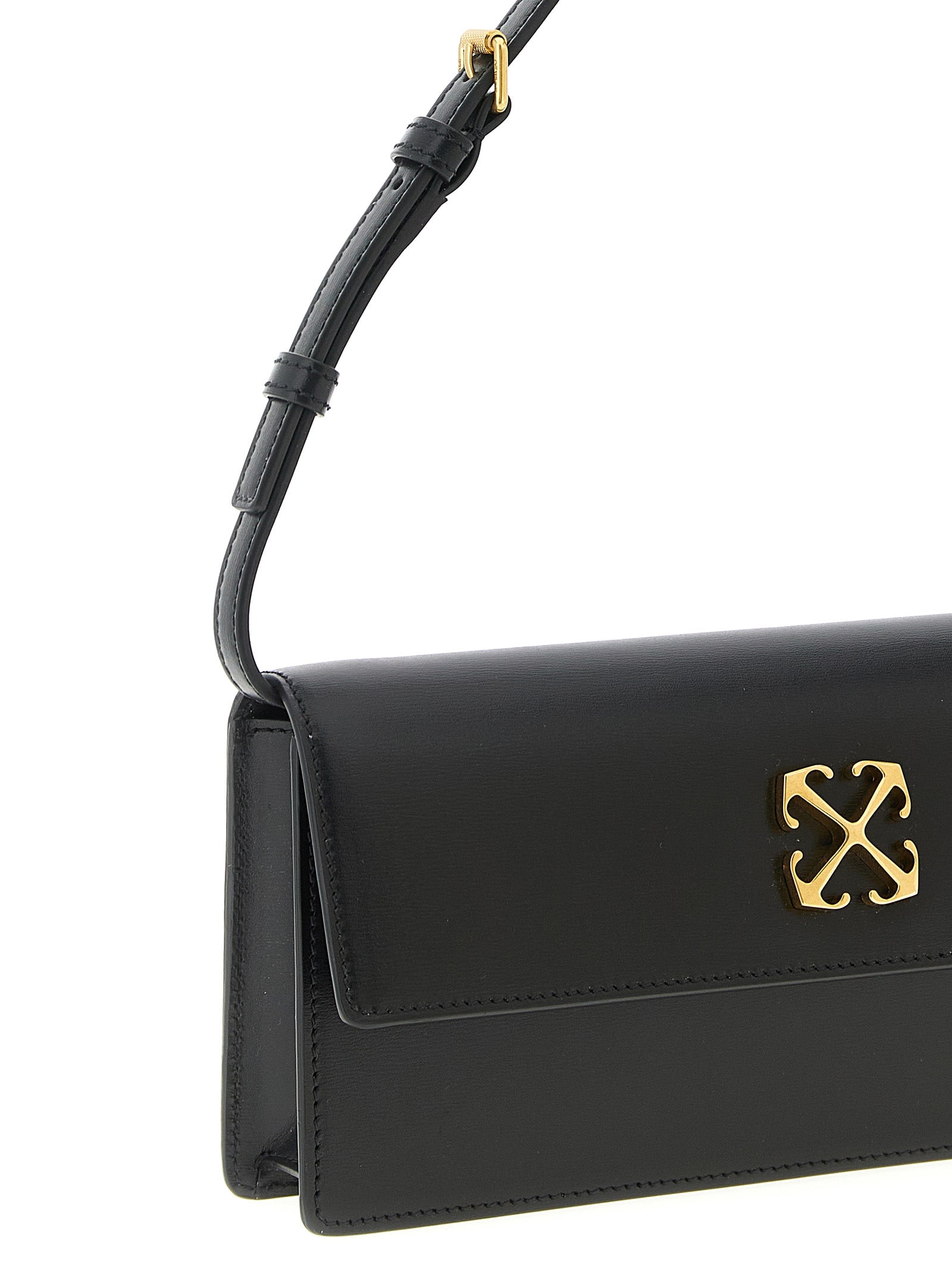 Discover the Off-White Black Polyester Shoulder Bag, a masterpiece of Italian craftsmanship blending elegance and urban sophistication for the discerning individual.