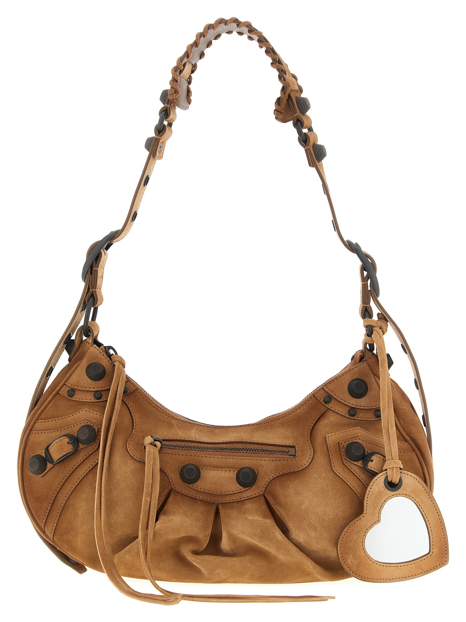 Elevate your style with the Balenciaga Brown Calfskin Shoulder Bag, a luxurious blend of exquisite craftsmanship and timeless elegance, perfect for the discerning fashion lover.