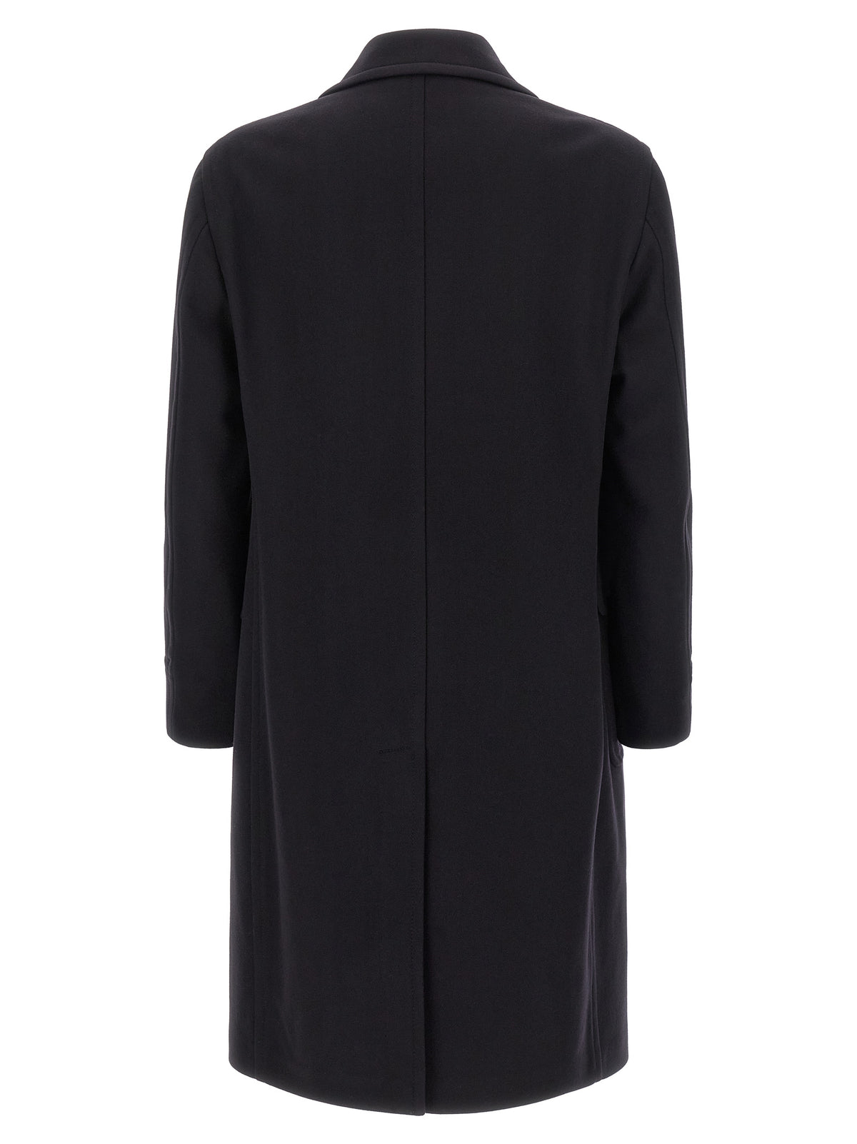 Tagliatore Blue Wool Coat - Luxury Couture Elegance in Italy