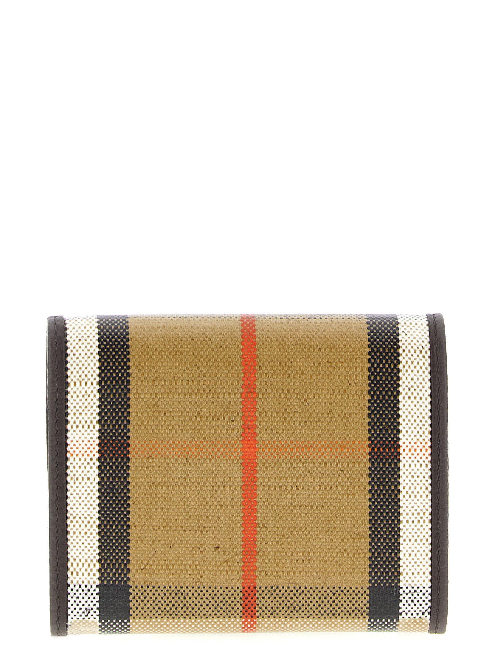 Elevate your elegance with the Burberry Beige Cotton Cardholder, a masterpiece of luxurious craftsmanship, blending cotton and linen for timeless sophistication.
