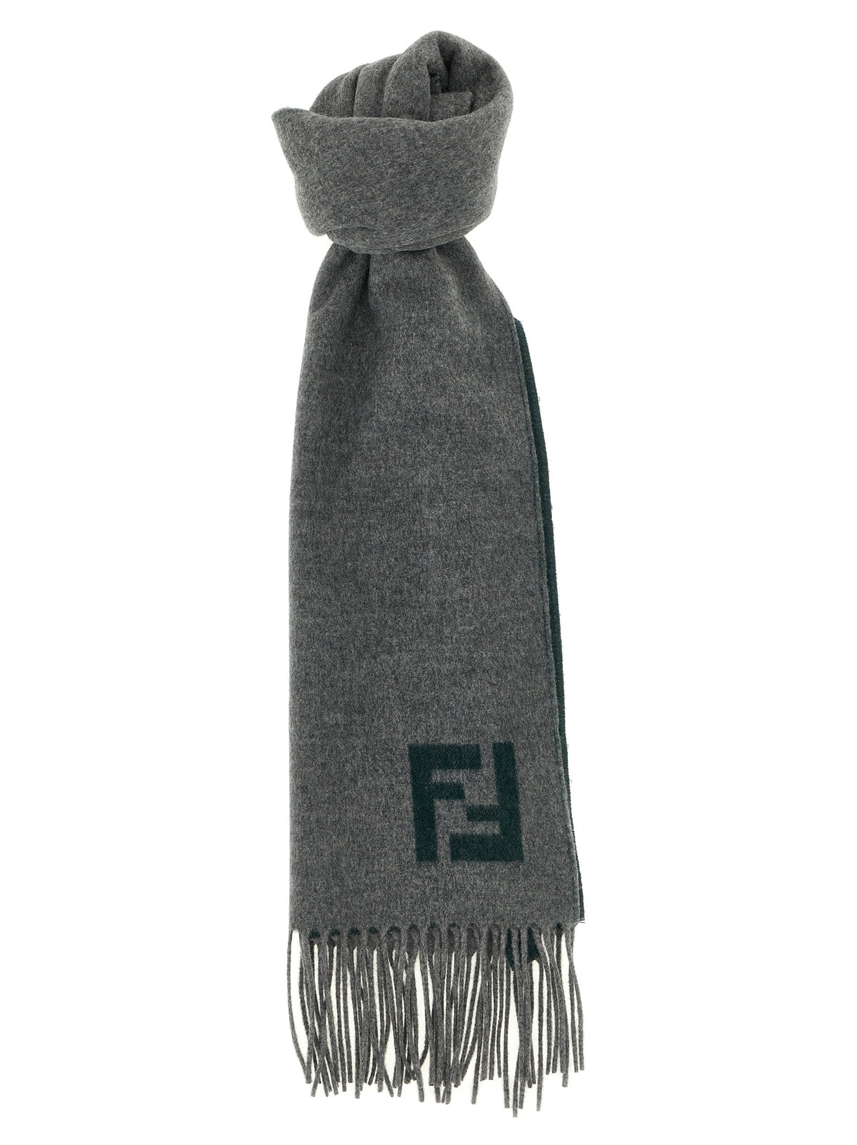 Fendi Multicolor Wool Scarf - Exquisite Double-Sided Luxury