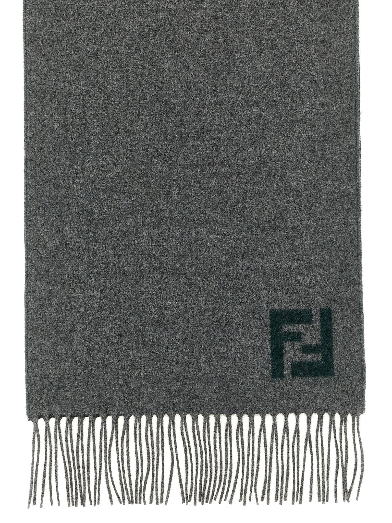 Fendi Multicolor Wool Scarf - Exquisite Double-Sided Luxury